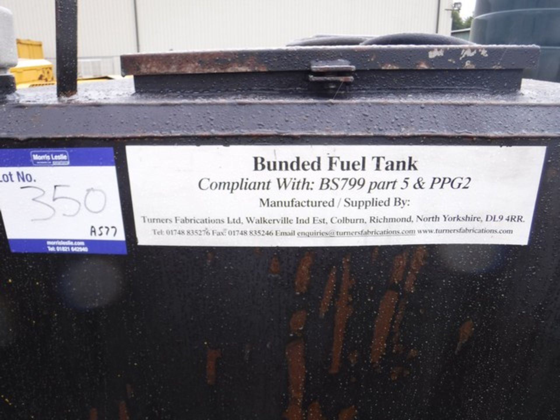 BUNDED WASTE TANK, 2170LTRS - Image 4 of 5