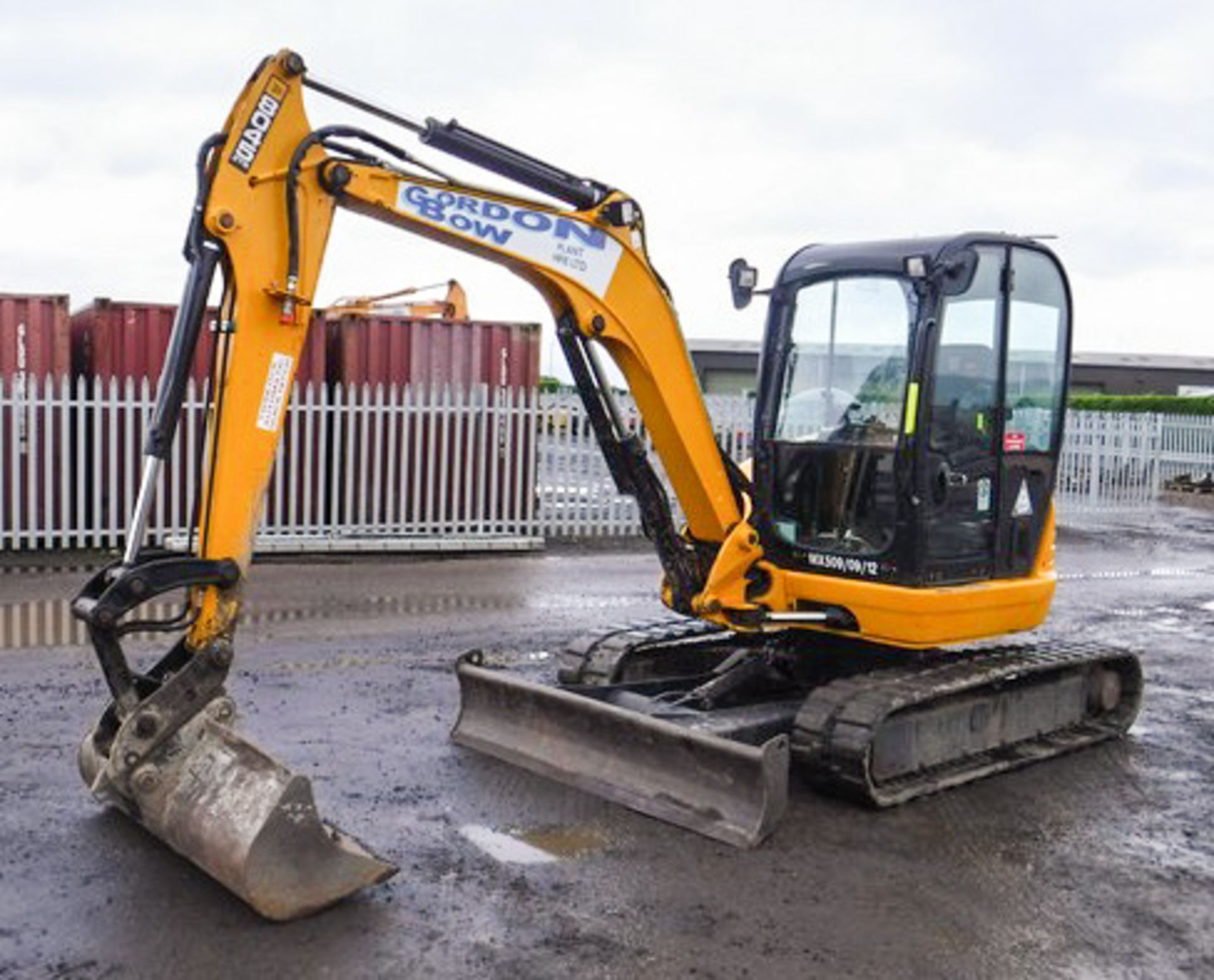 2012 JCB 8045 ZTS, S/N 04071151, REG MX509, 3989HRS (SELLER VERIFIES HOURS CORRECT), 1 DITCHING BUCK