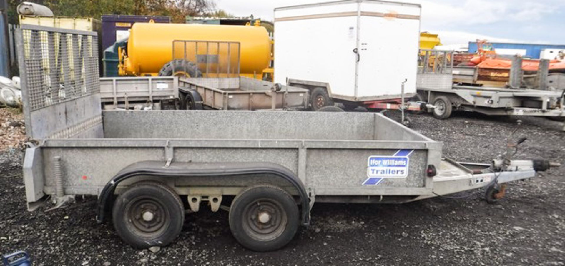 10 X 6 IFOR WILLIAMS PLANT TRAILER, MODEL GD106GM, 3500KGS, S/N SCK600000T0204279 - Image 3 of 7