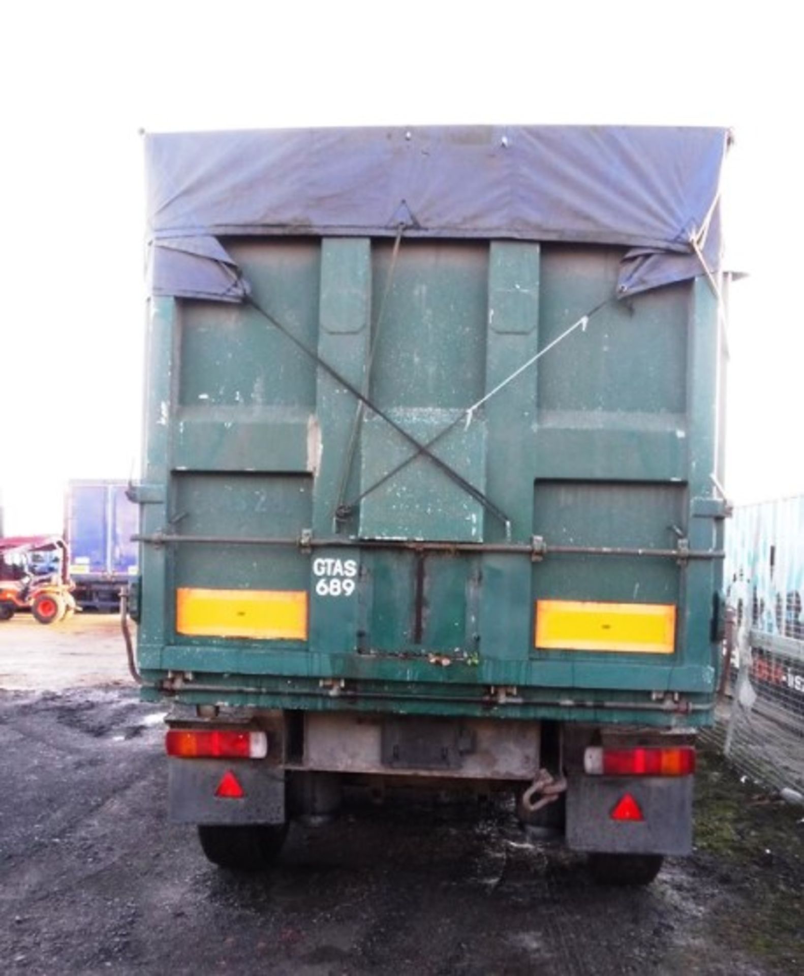 2002 65 CU.YARD TIPPING TRAILER. MOT AUGUST 2018 - Image 5 of 9