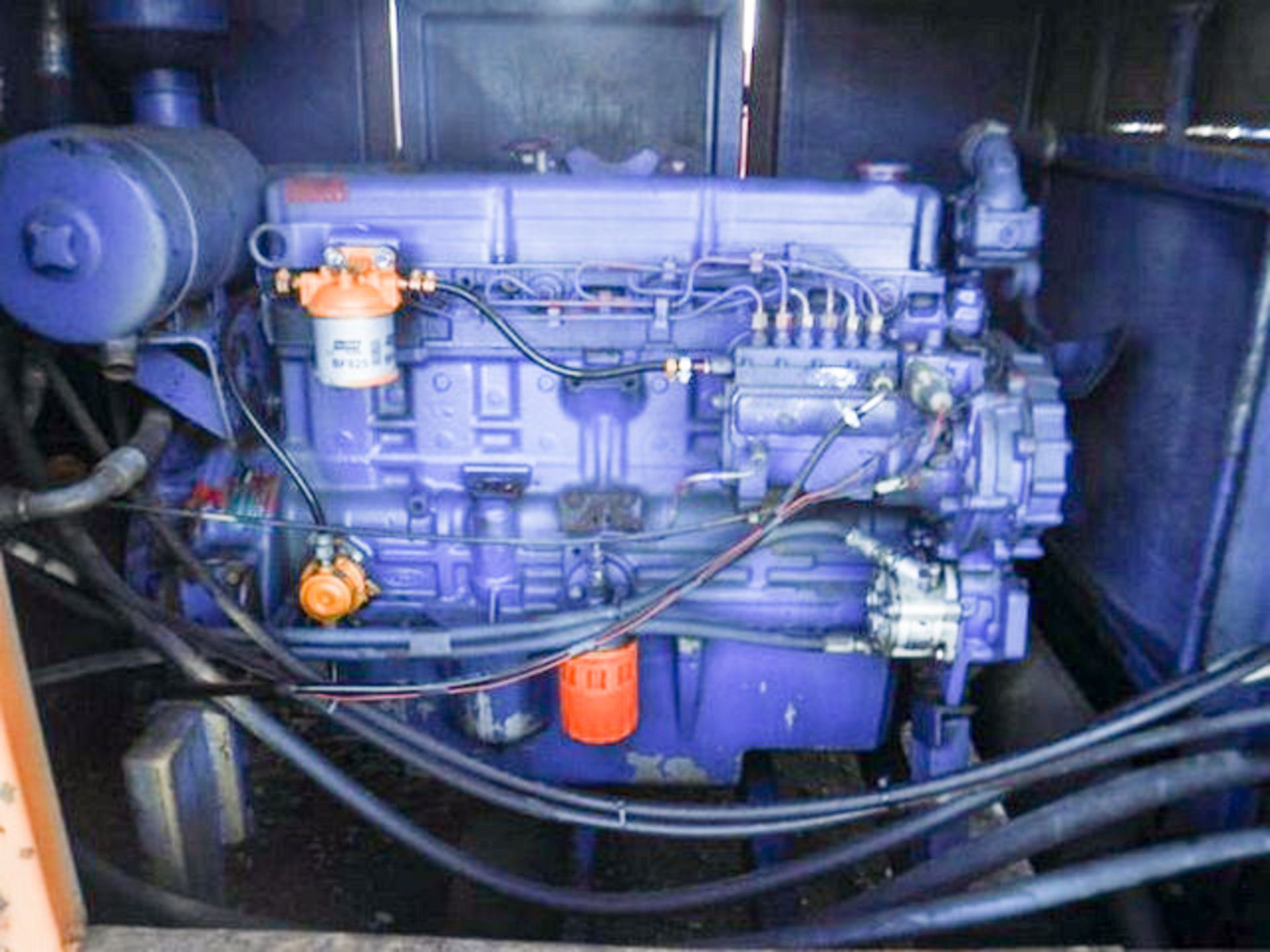 1999 CATERPILLAR ENGINE DRIVEN COMPRESSOR IN SKID CAGE, S/N P15X23160 - Image 4 of 4
