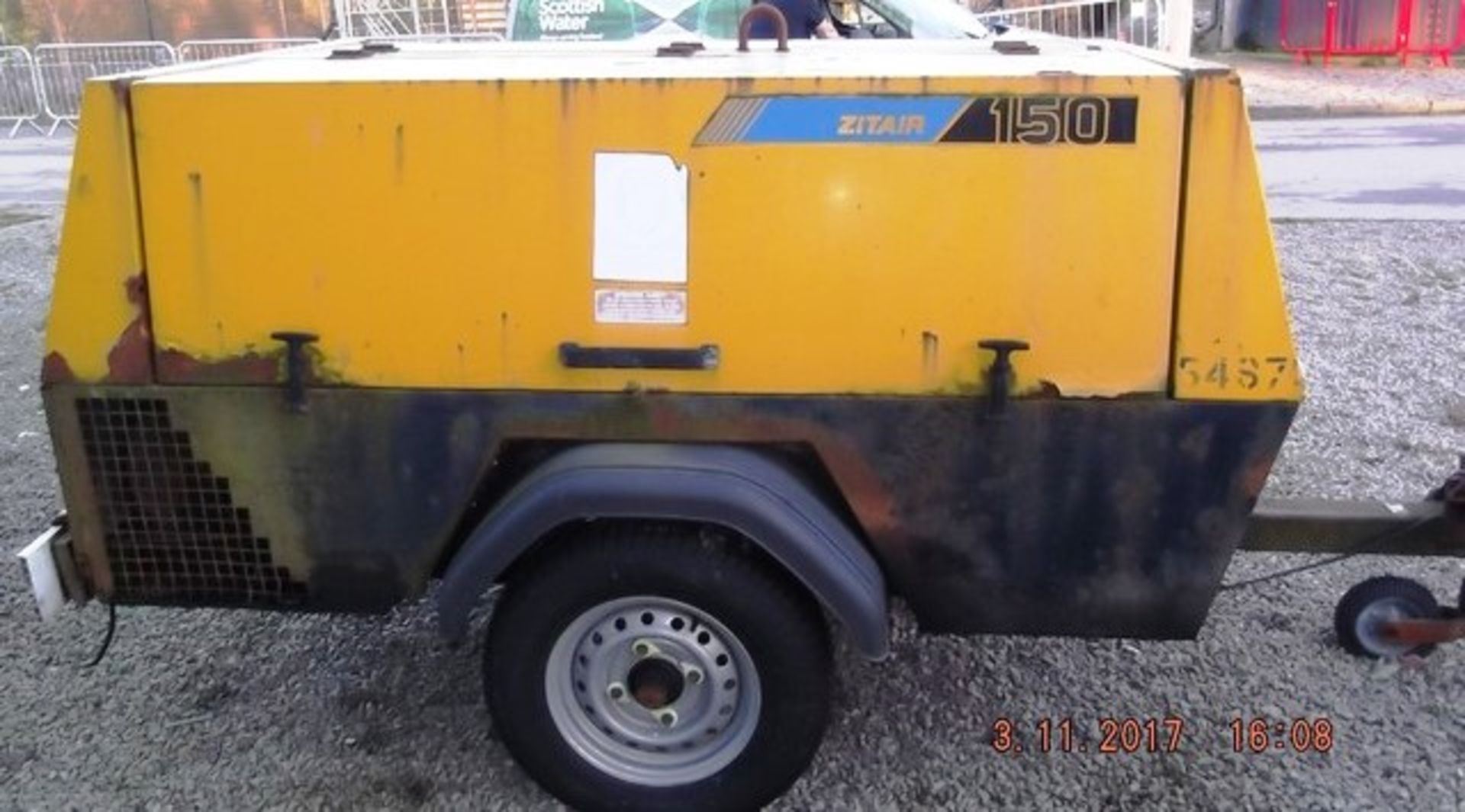 COMPAIR HOLMAN COMPRESSOR 125CF, MODEL ET258R, MAX WEIGHT 1300KG, ASSET NO - 5487 ** VIEWED & SOLD F - Image 5 of 8