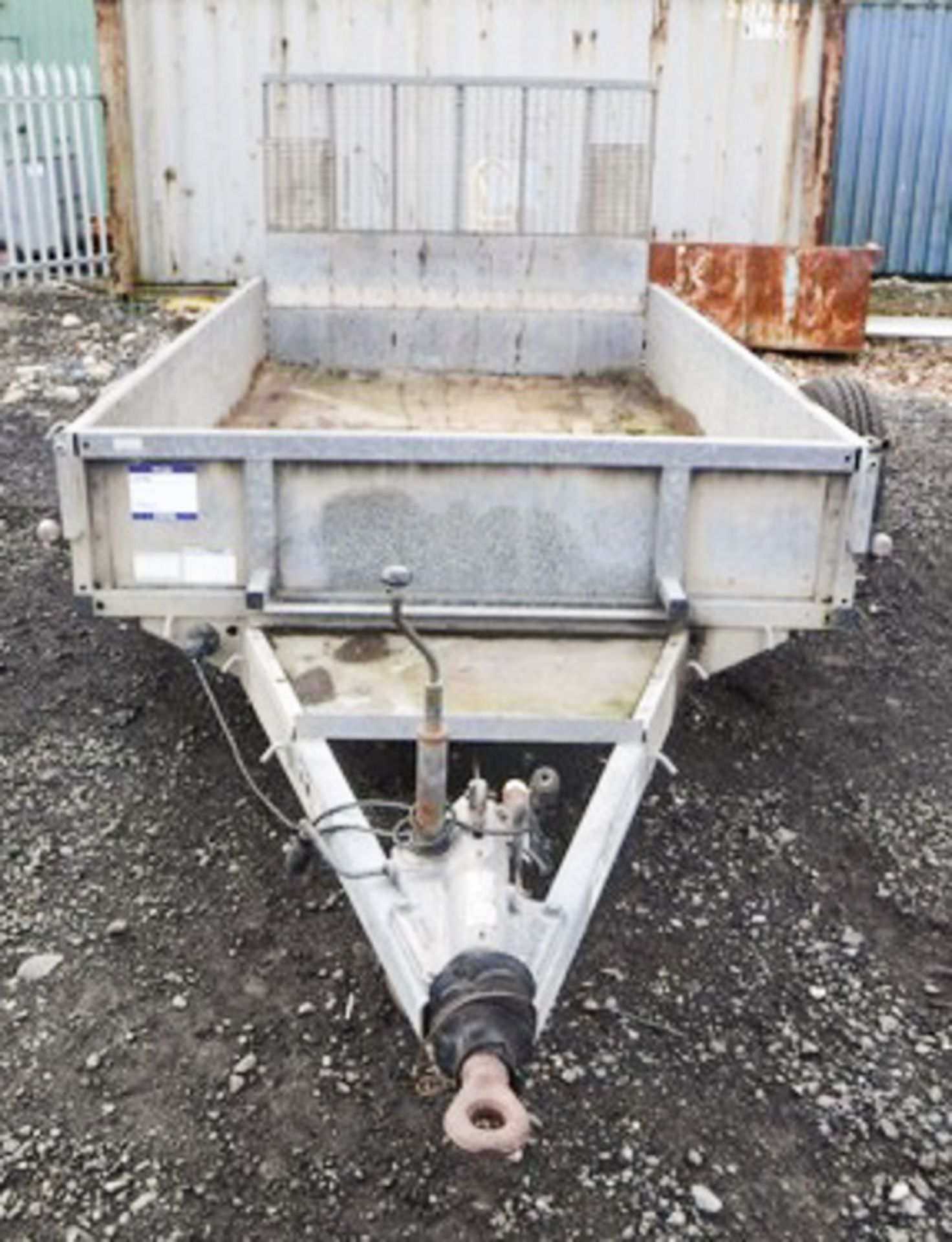 10 X 6 IFOR WILLIAMS PLANT TRAILER, MODEL GD106GM, 3500KGS, S/N SCK600000T0204279 - Image 4 of 7