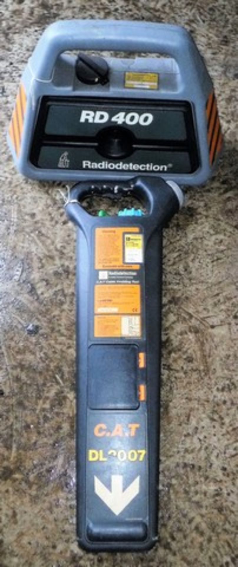 CAT RADIO DETECTION SCANNER WITH GENERATOR, ASSET NO DL2007 & RD400
