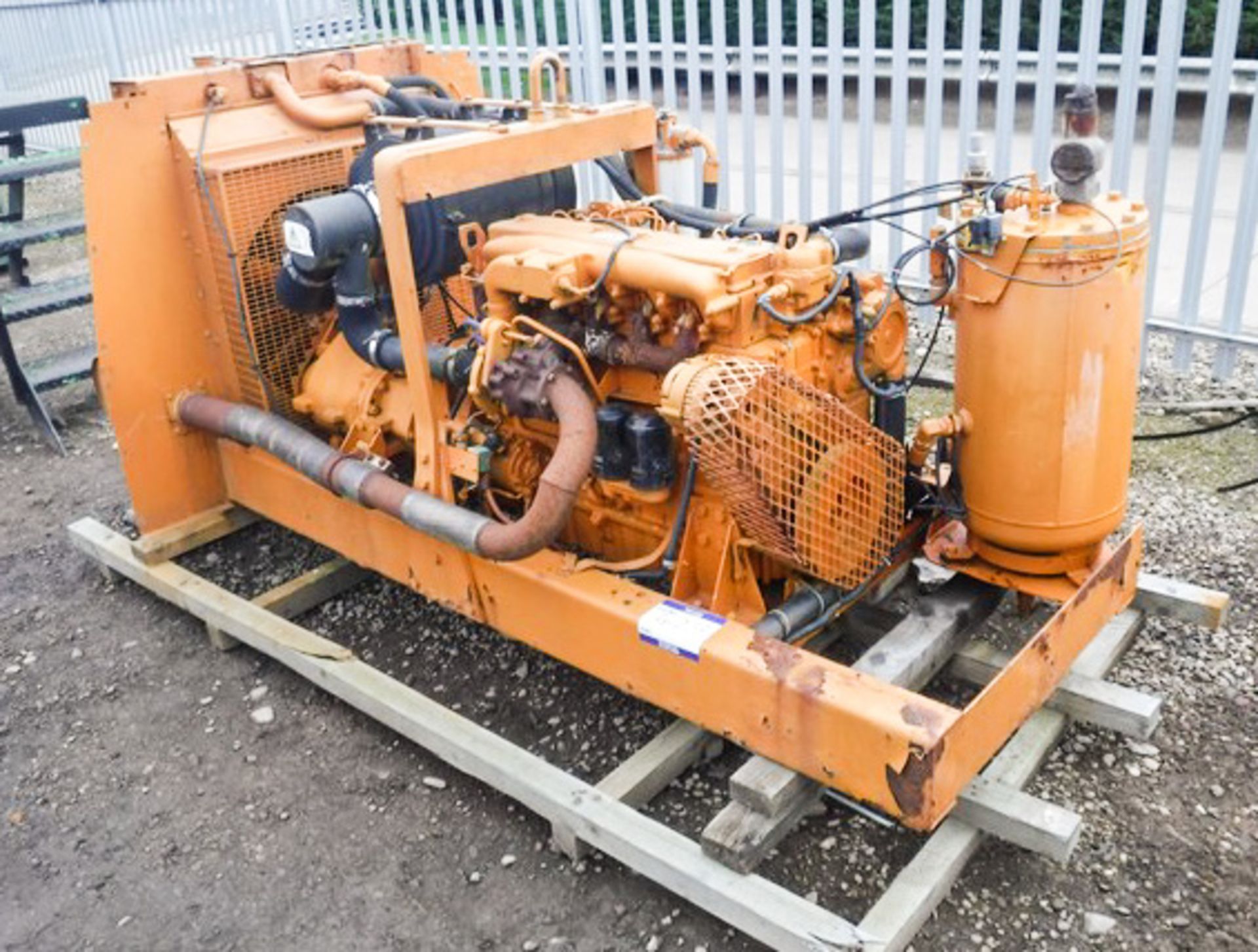 PERKINS ENGINE DRIVEN COMPRESSOR, APPROX 2002 YEAR