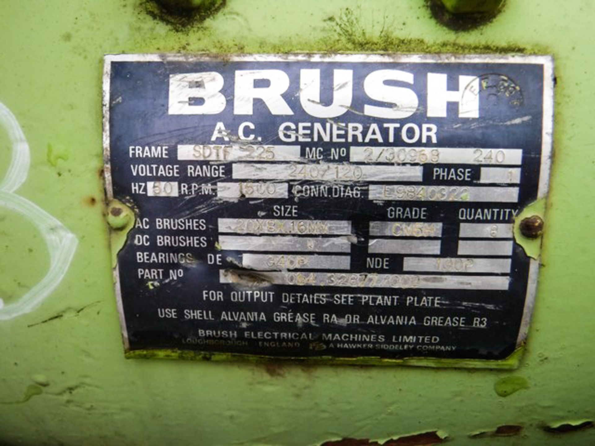 BRUSH 220/110V PTO GENERATOR - Image 3 of 3