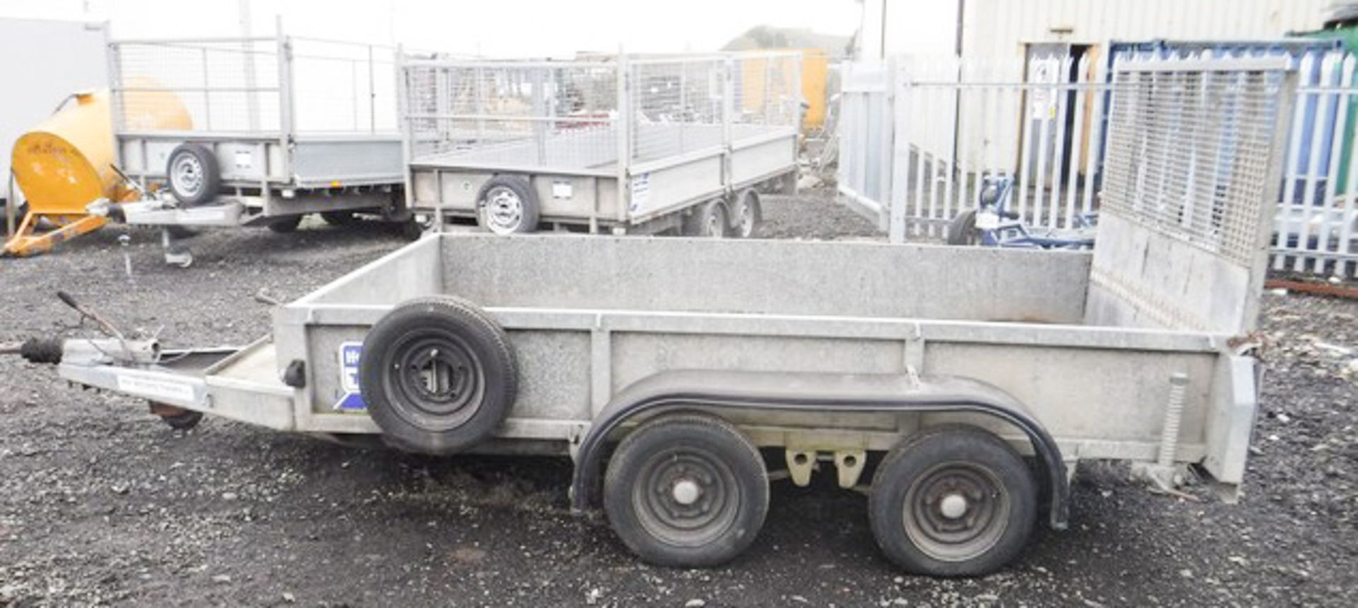 10 X 6 IFOR WILLIAMS PLANT TRAILER, MODEL GD106GM, 3500KGS, S/N SCK600000T0204279