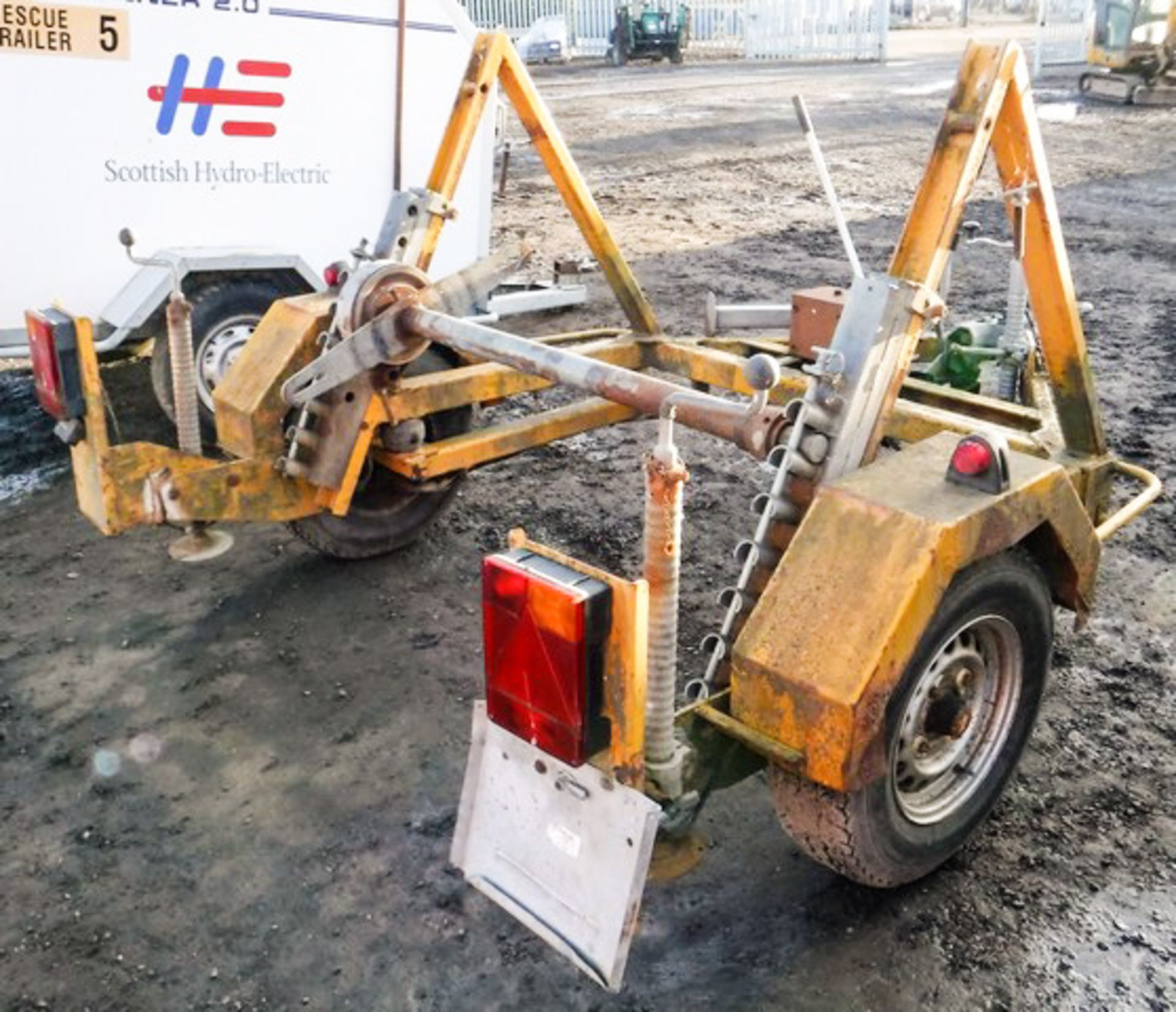 2007 CABLE TRAILER, TYPE G75110, GROSS TRAILER WEIGHT 1350KG, CE MARKED, ASSET NO 758-7044 - Image 2 of 5
