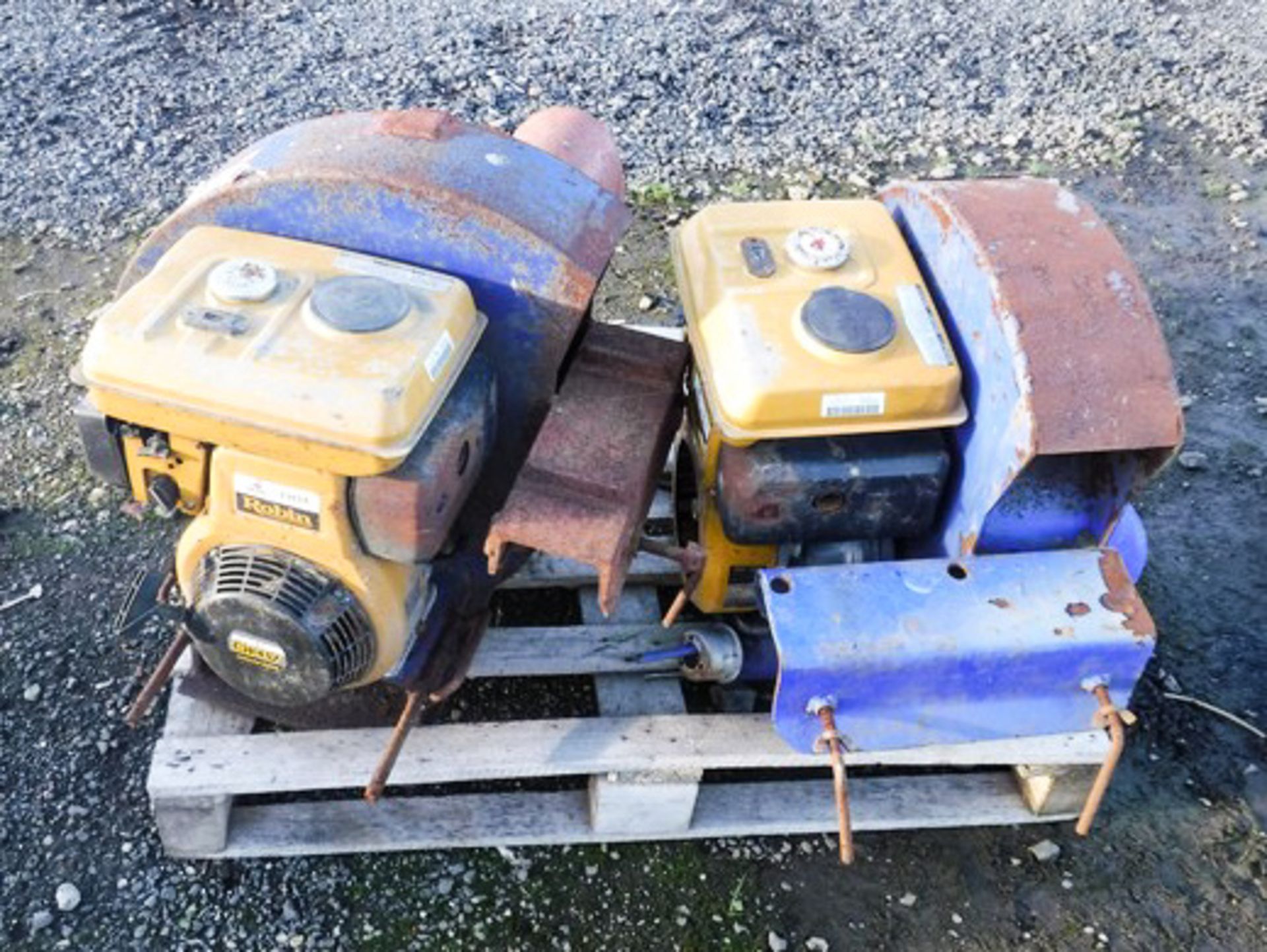 2 X ROBIN ENGINE BLOWERS, MODEL EH34D