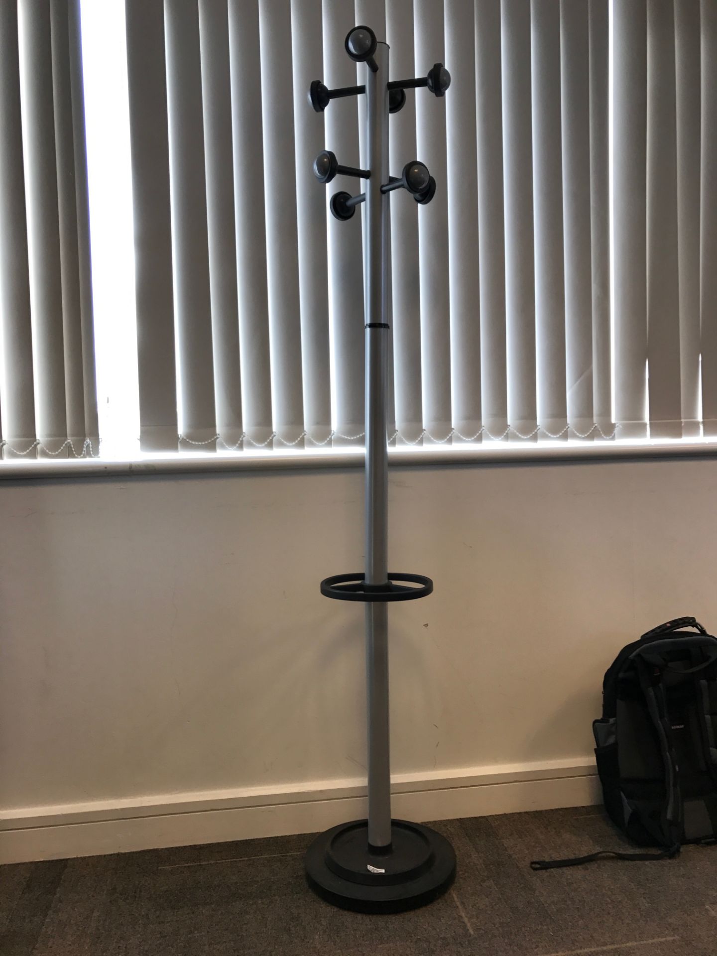 Metal Coat Stand - Grey