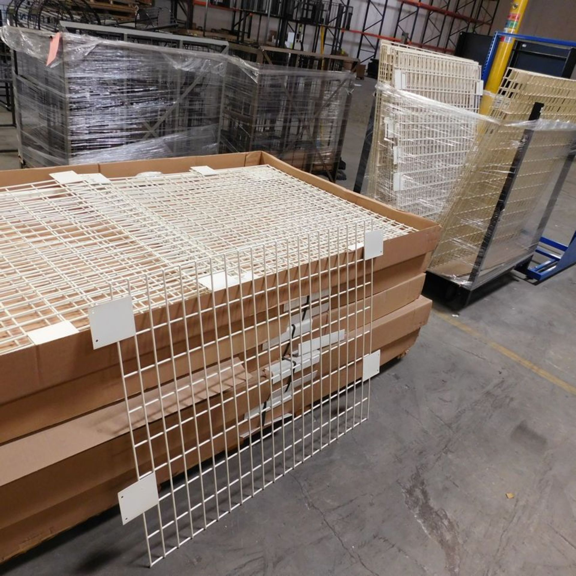 LOT - (5) PALLETS W/LOCK UP CAGE - Image 3 of 3