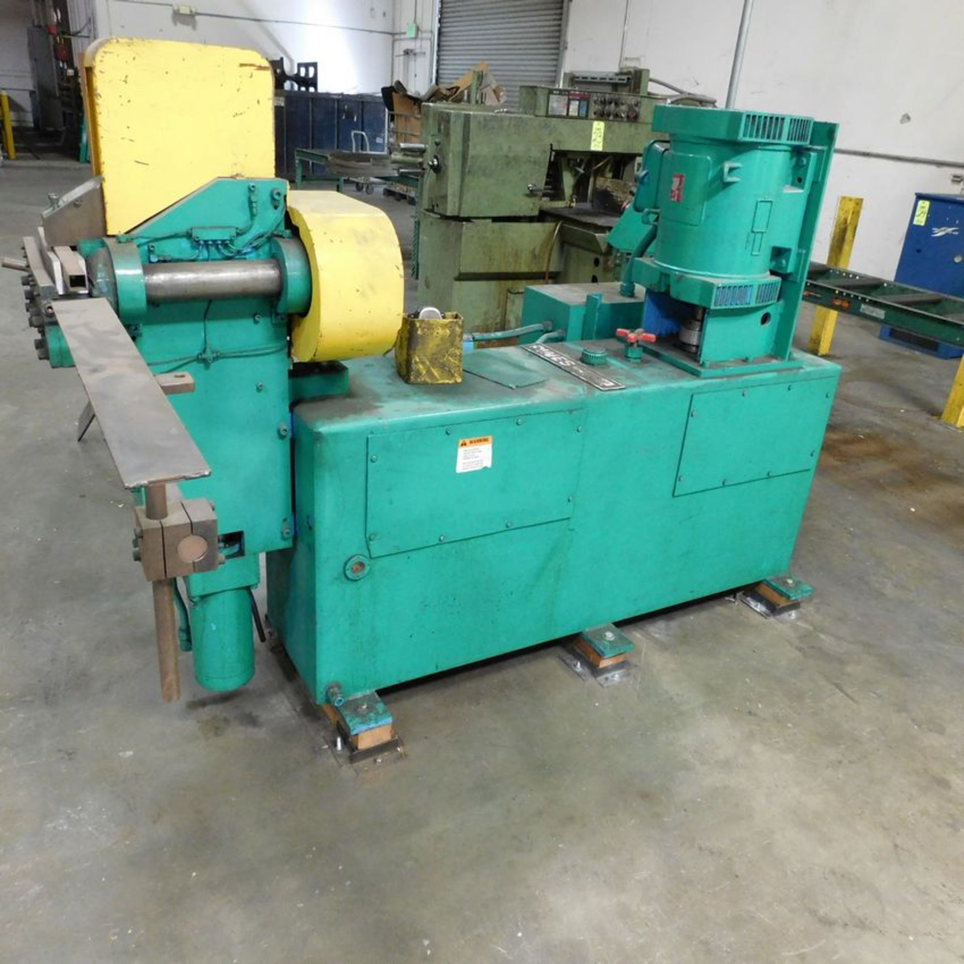 PINES VERTICAL TUBE BENDER, 3-TON CAP., MODEL M34592, S/N 44361-83087 (ADVANCED RIGGERS & - Image 2 of 4