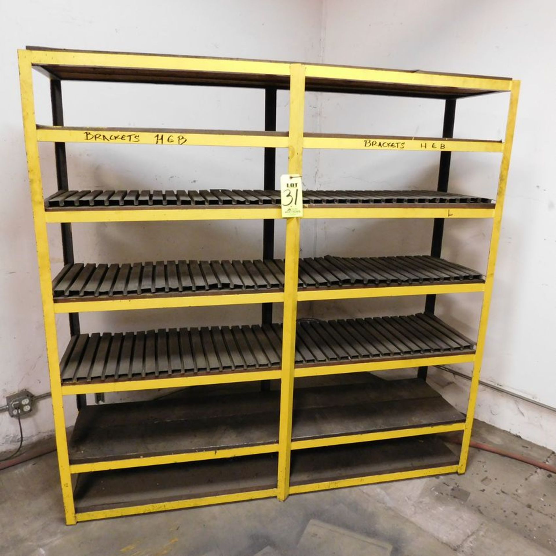 PRESS BRAKE METAL RACK (ADVANCED RIGGERS & MILLWRIGHTS LOADING FEE: $25)