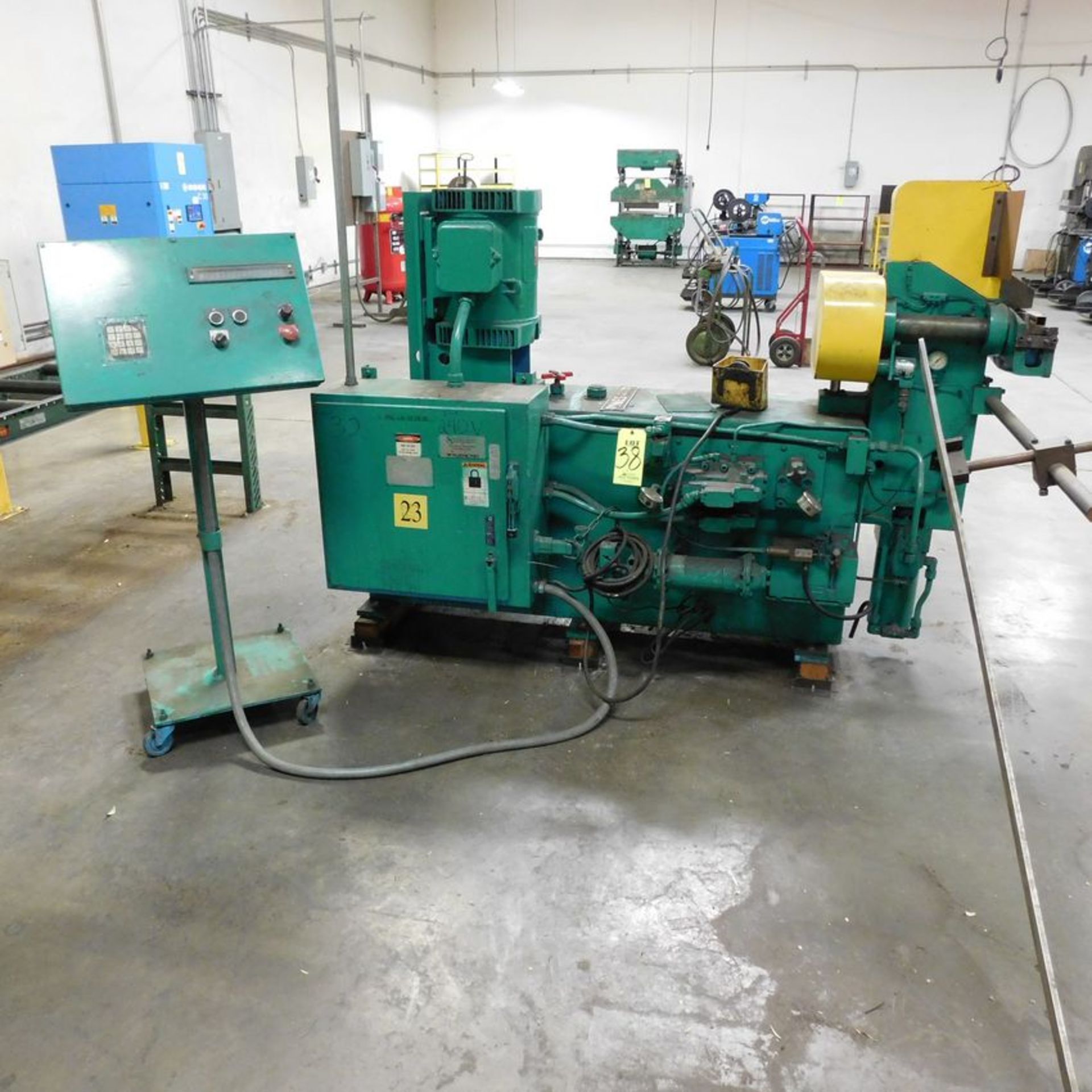 PINES VERTICAL TUBE BENDER, 3-TON CAP., MODEL M34592, S/N 44361-83087 (ADVANCED RIGGERS &