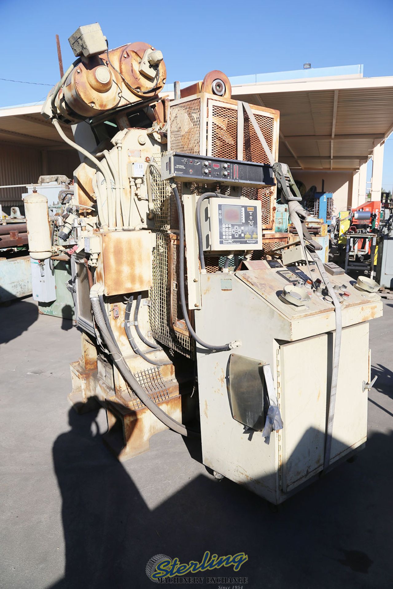 High Speed Production 45 Ton x 1" Used L & J OBI High Speed Press, Mdl. #45HS, Air - Image 4 of 10