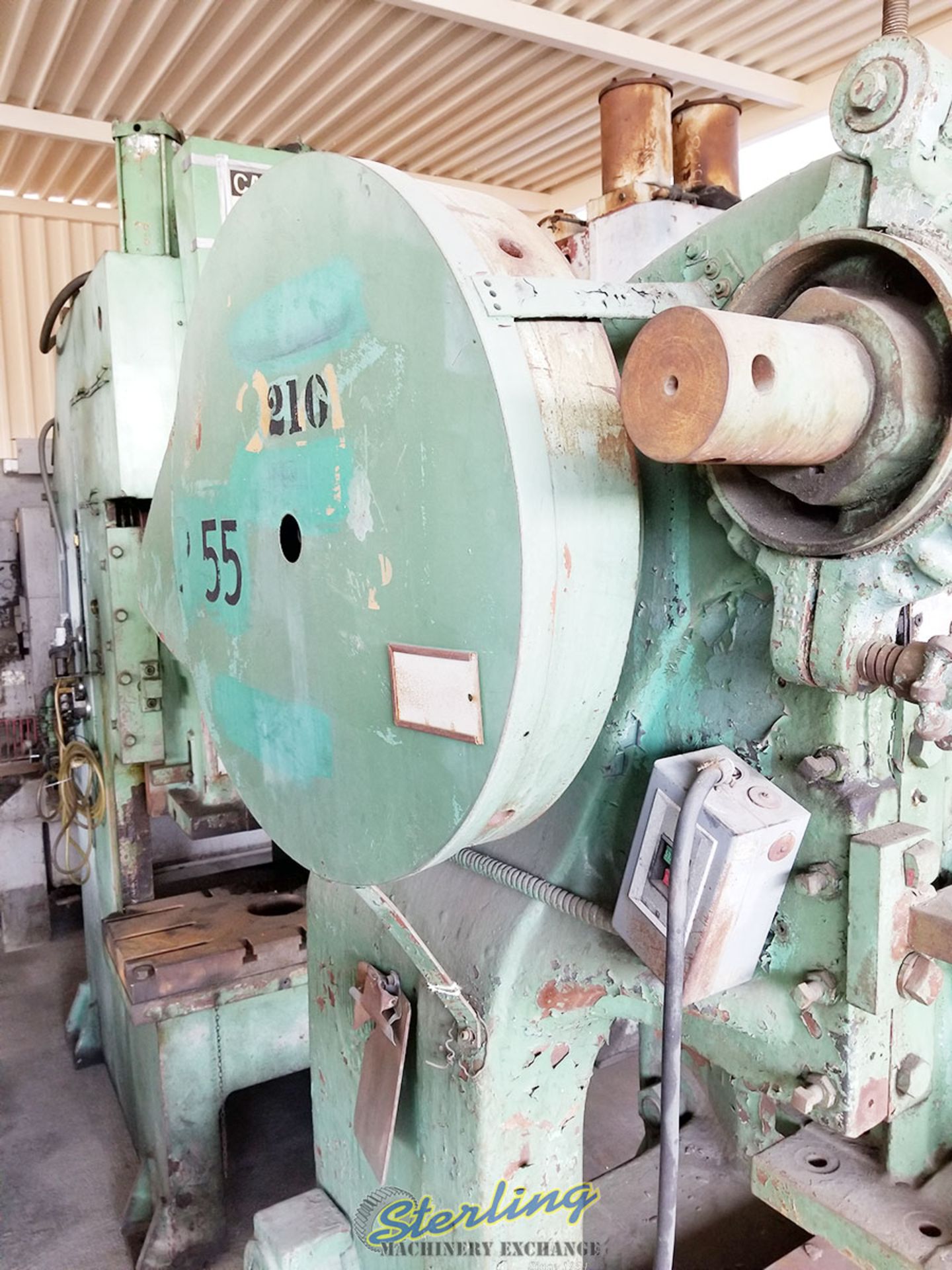 60 Ton x 4" Used Johnson OBI Punch Press, Mdl. 55, - Image 9 of 9