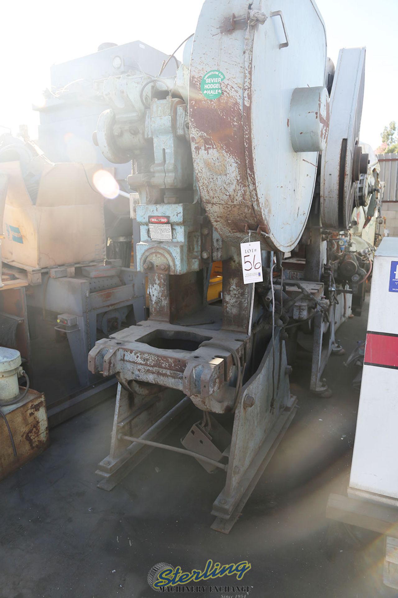 45 Ton x 4" Used Niagara, Mdl. A3-1/2,28" x 18" Bed, Air - Image 3 of 7