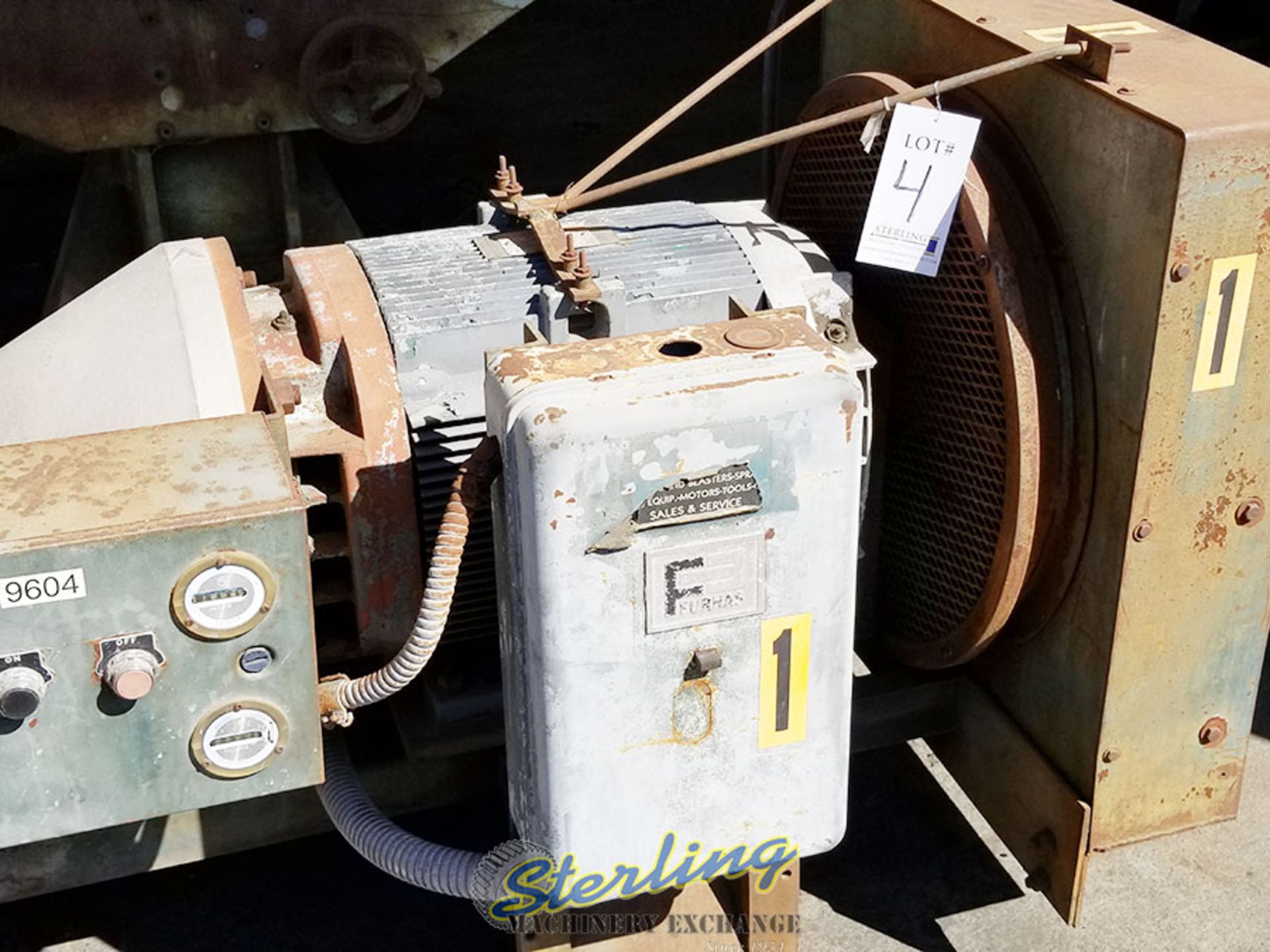 210 CFM Used Hydrovane Rotaryvane Air Compressor, Mdl. 170 CK, Fan Type Oil - Image 8 of 8