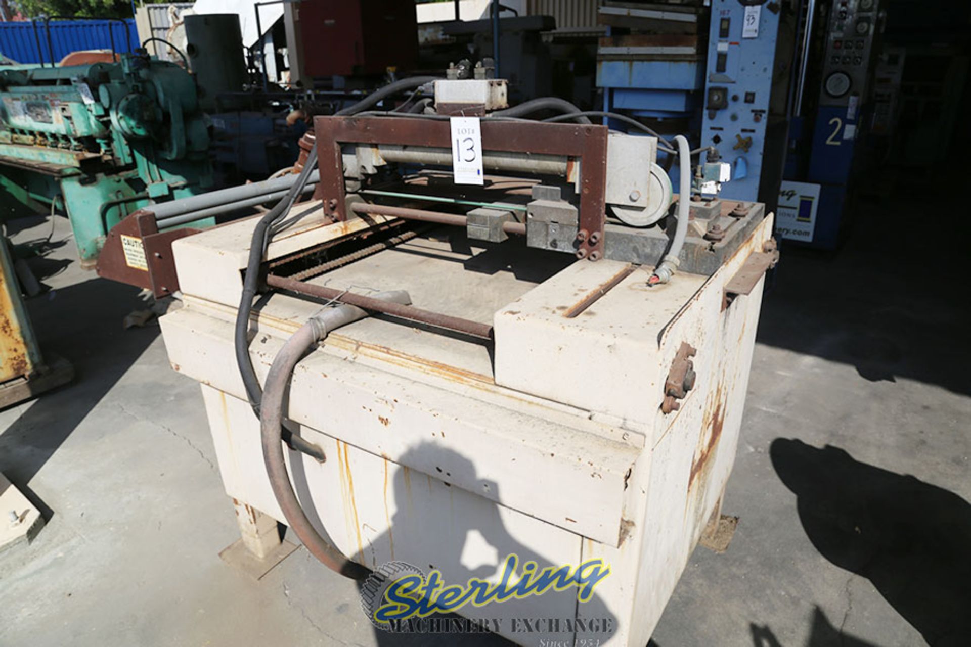 Feeders, Air and Servo 12" x 0.202" Used Press Room Air Feed, Mdl. S32-12x18R, Single Gripper, A-1 - Image 2 of 3