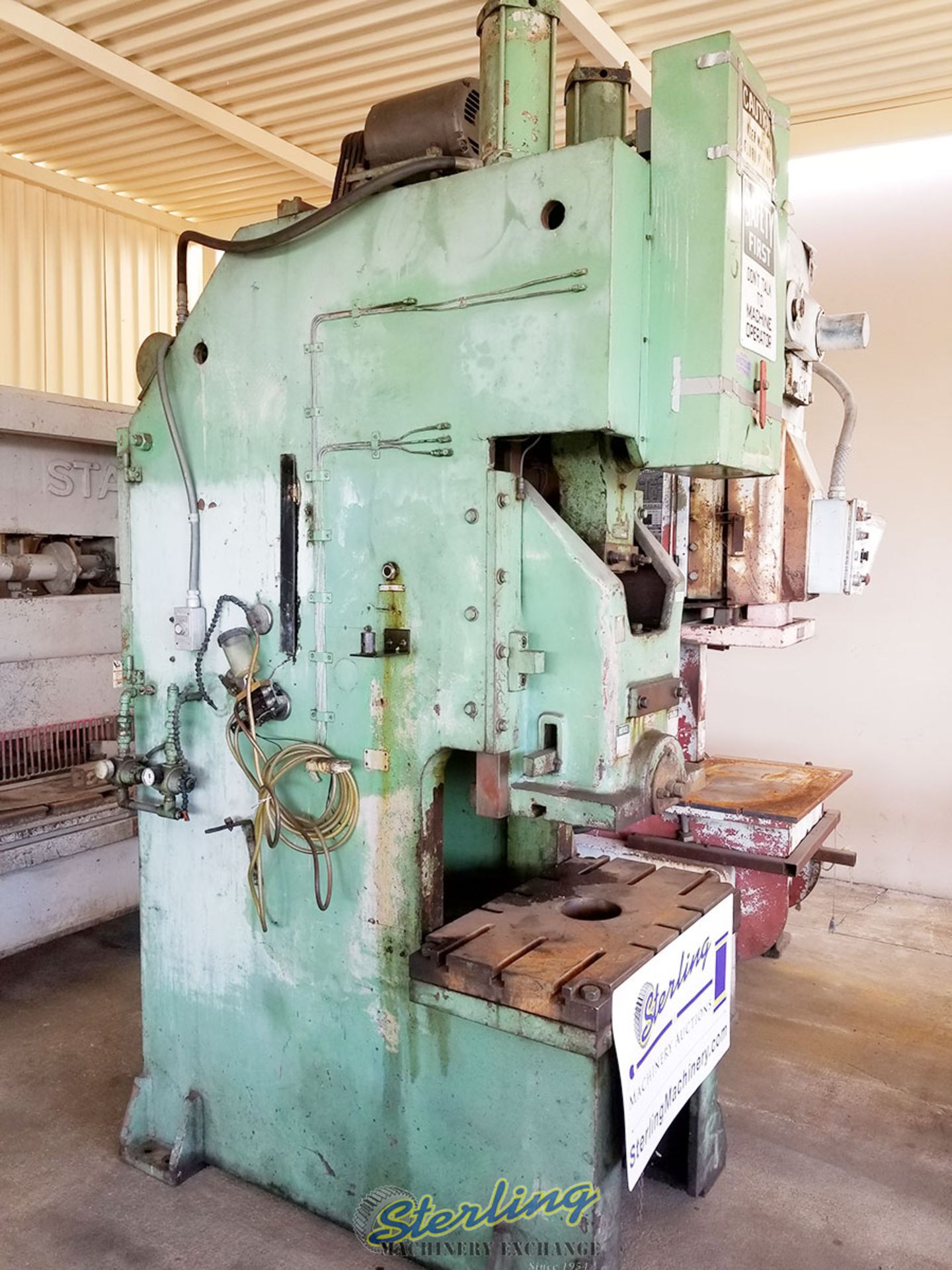 75 Ton x 5" Used Ameteep Punch Press, Mdl. PUX, Air Clutch - Image 6 of 10