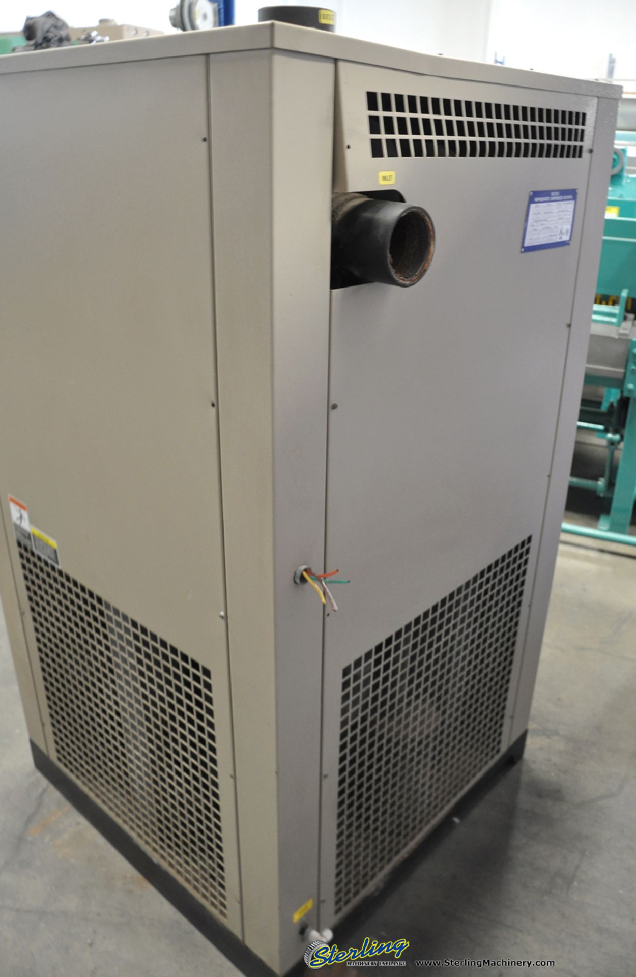 2,700 CFM Used Deltech Pyramid 2000 Refrigerated Air Dryer, Mdl. 10- 40, #A2830 ( - Image 6 of 6