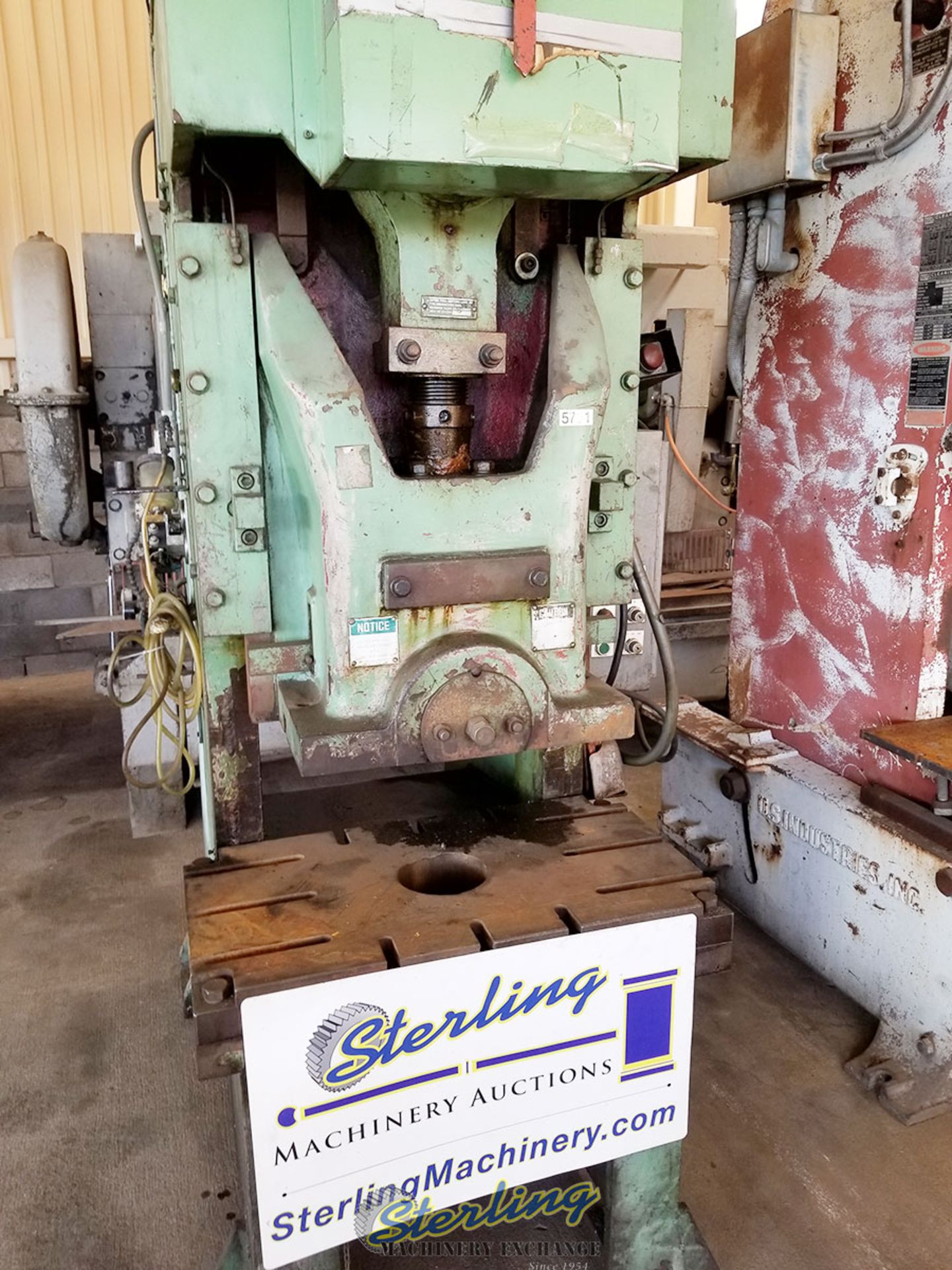 75 Ton x 5" Used Ameteep Punch Press, Mdl. PUX, Air Clutch - Image 2 of 10