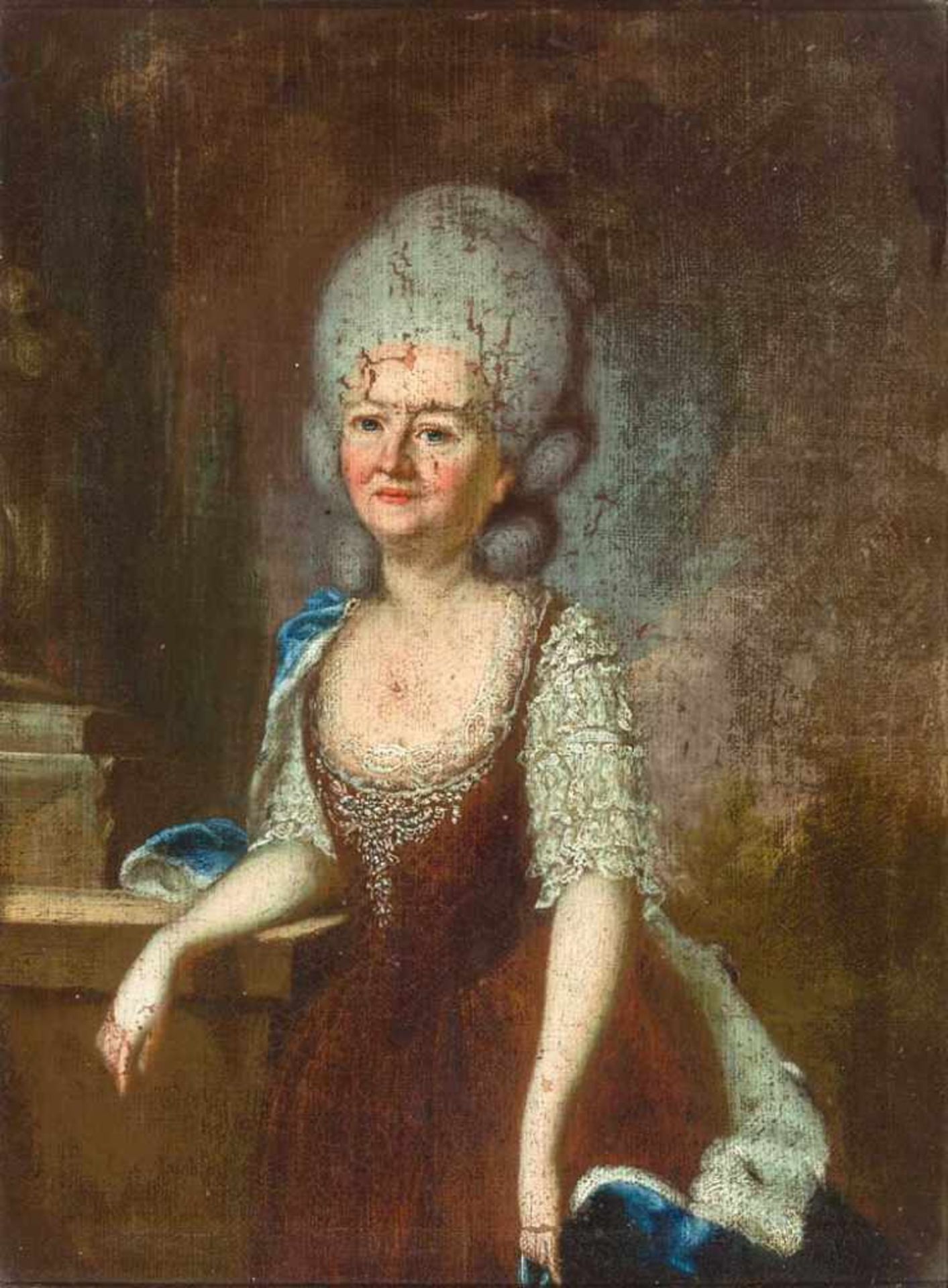 Maler des 17./18. Jh. Rs. bet. "Friedericka Charlotta Comtesse de L.W. née Comtesse d'Erbac et