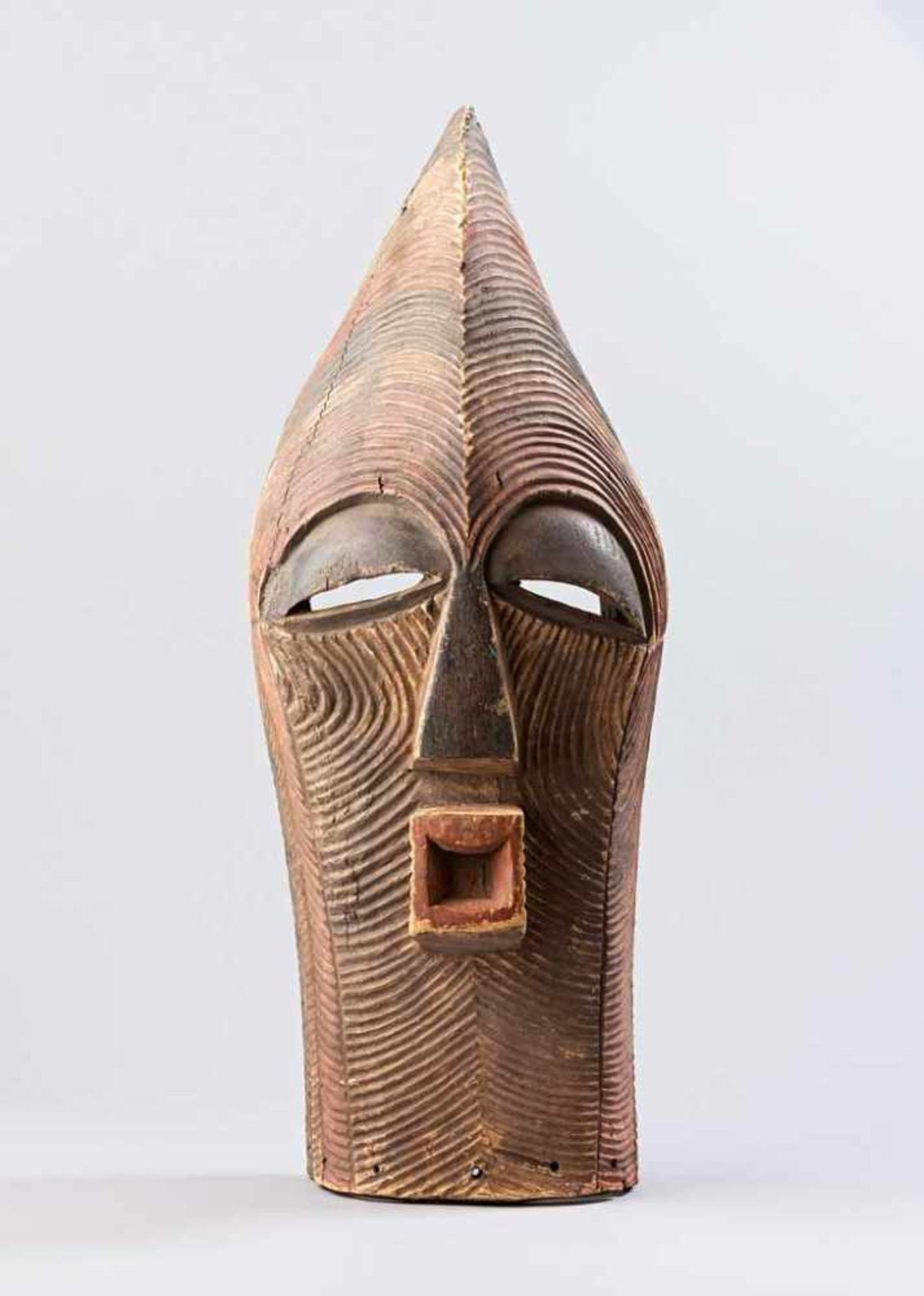 Kifwebe-Maske der Songye. Kongo. H 57 cm