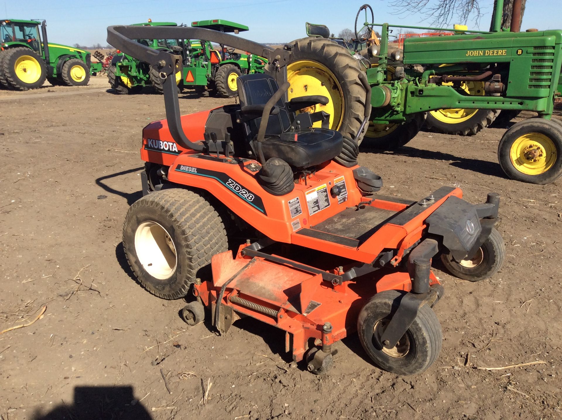 Kubota Zd28 Diesel Zero Turn Mower 72 In Deck 613 Hrs