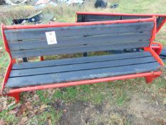 Large Steel and Composite Bench