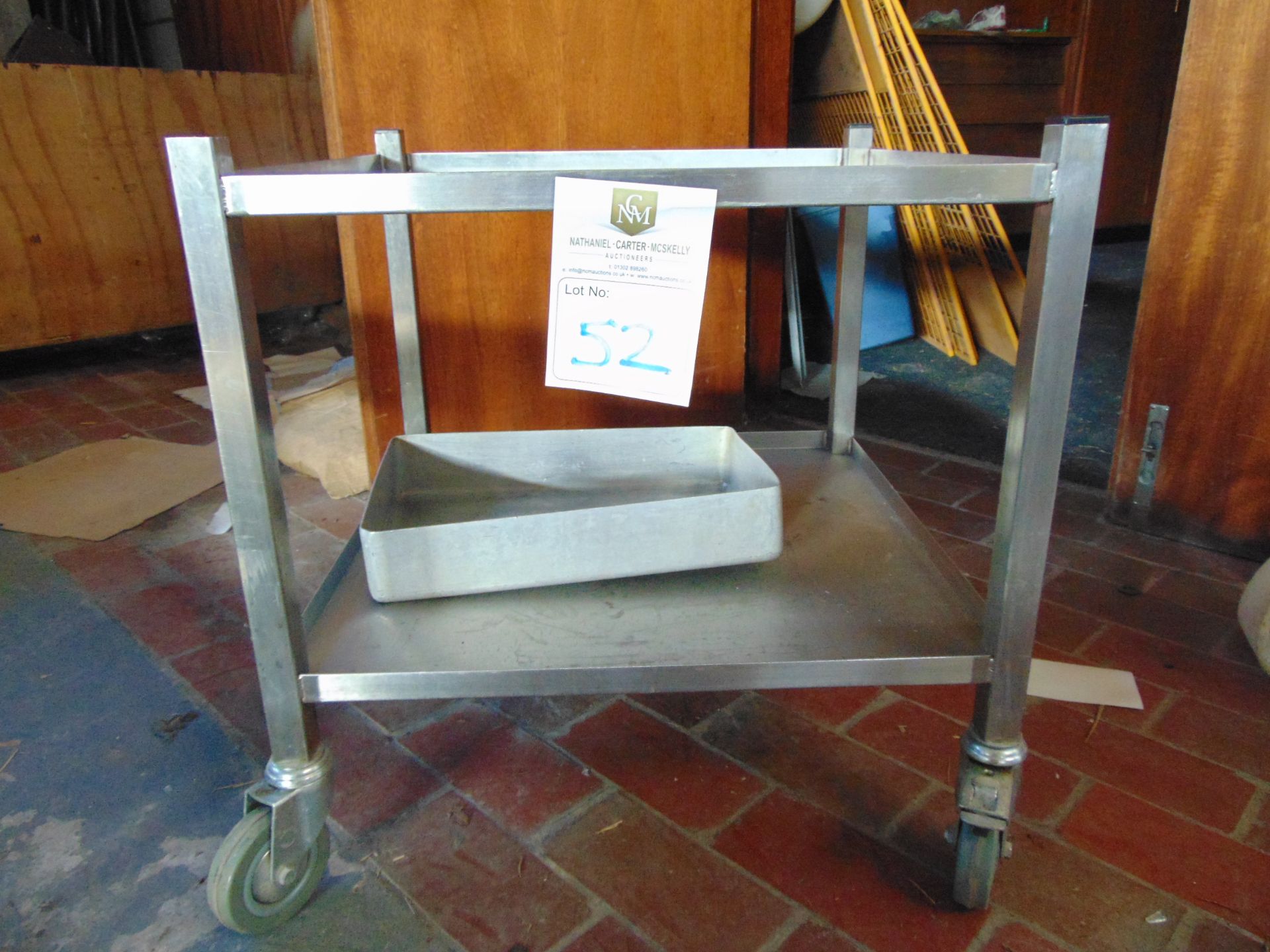 Stainless Steel Trolley Table