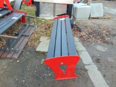 Large Steel and Composite Bench