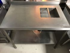 Stainless Steel Prep Table