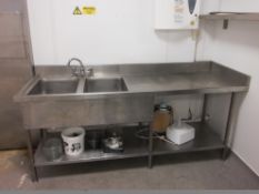 Double Stainless Steel Sink