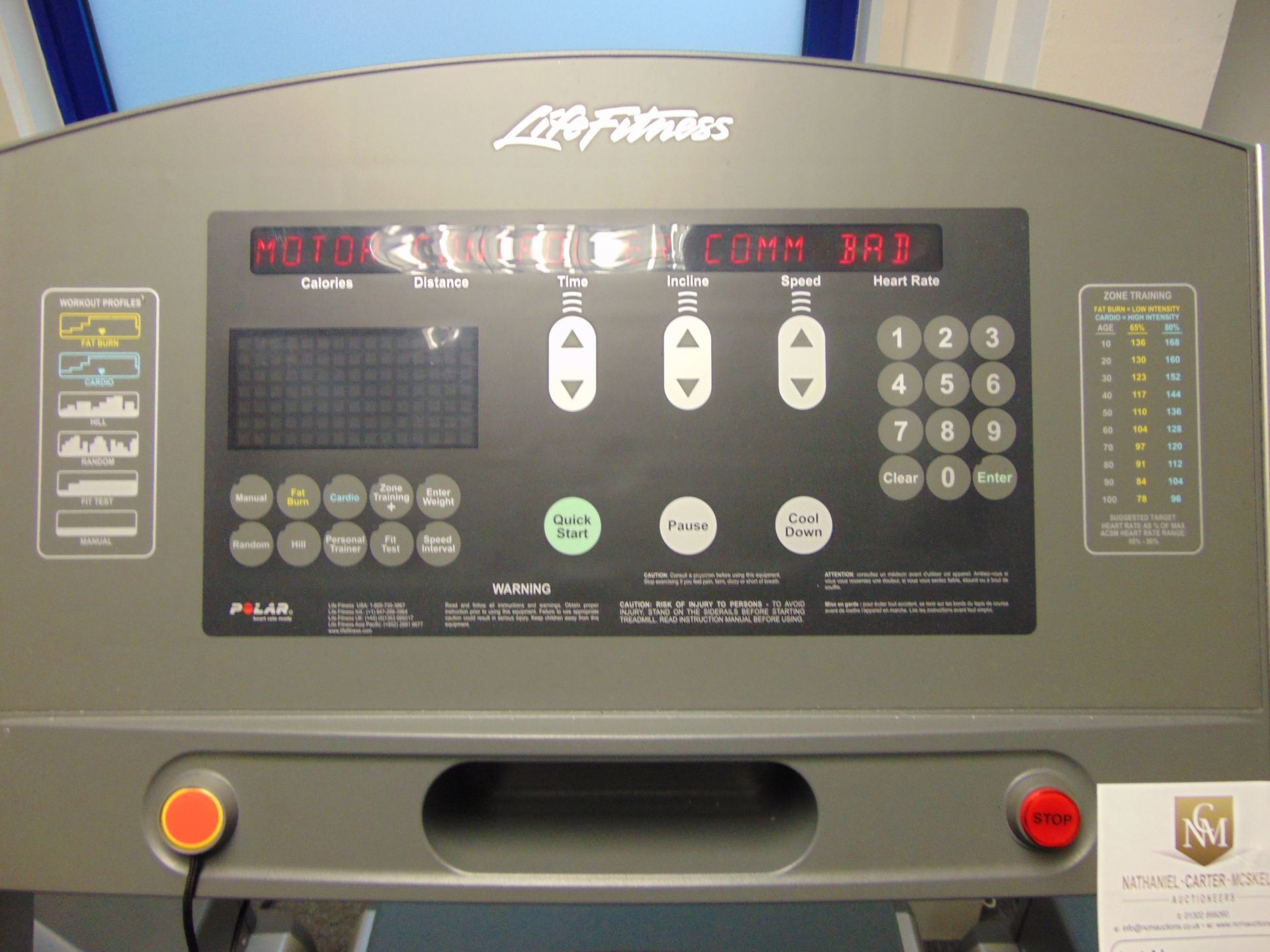 Gym Equipment Treadmill - Image 2 of 2