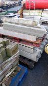 Mixed Concrete Sections On A Pallet