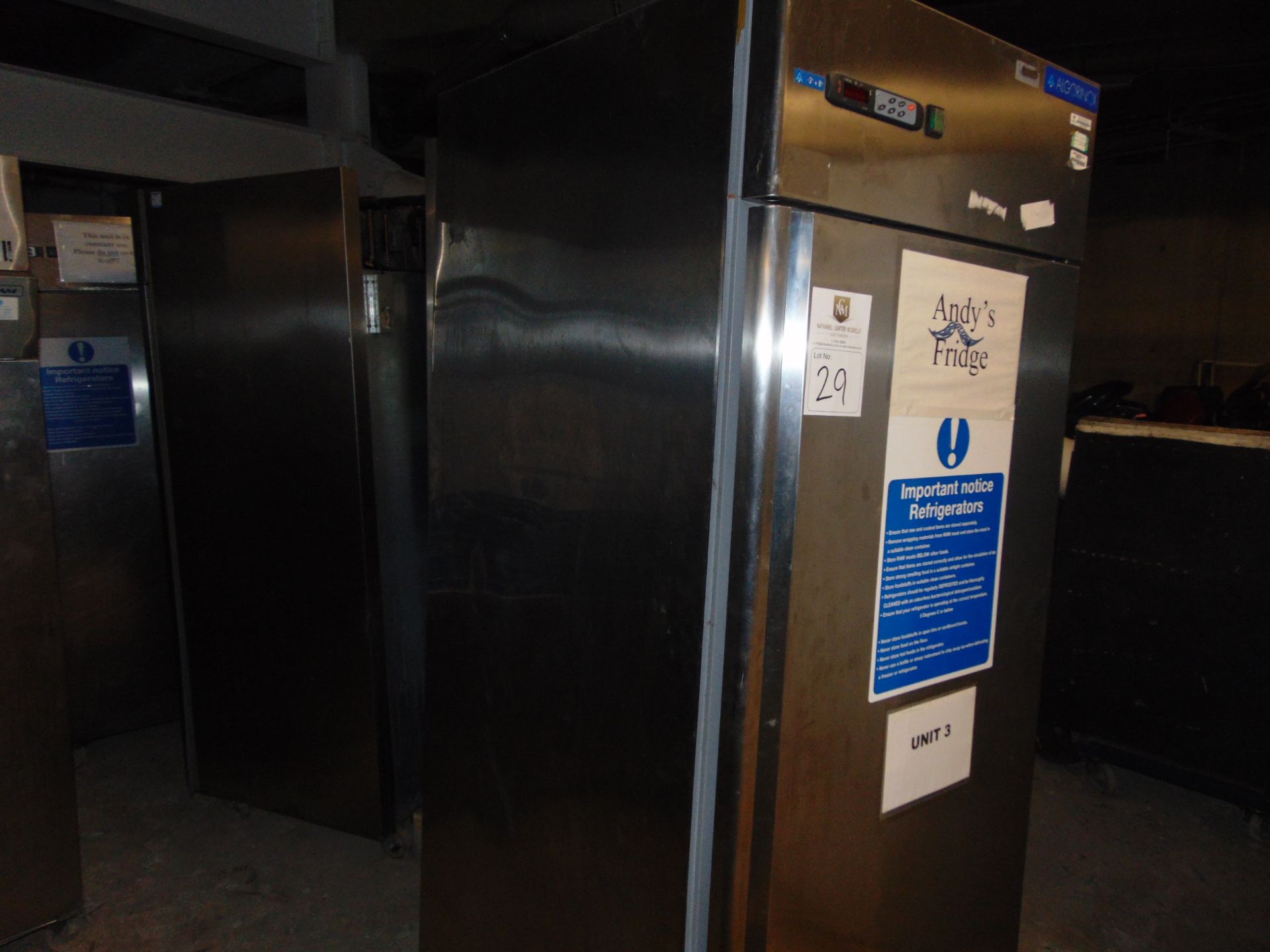 Algorinox Large Commercial Stainless Steel Fridge - Image 2 of 4