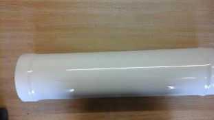 6" Supaflue 2FT White Flue Pipe