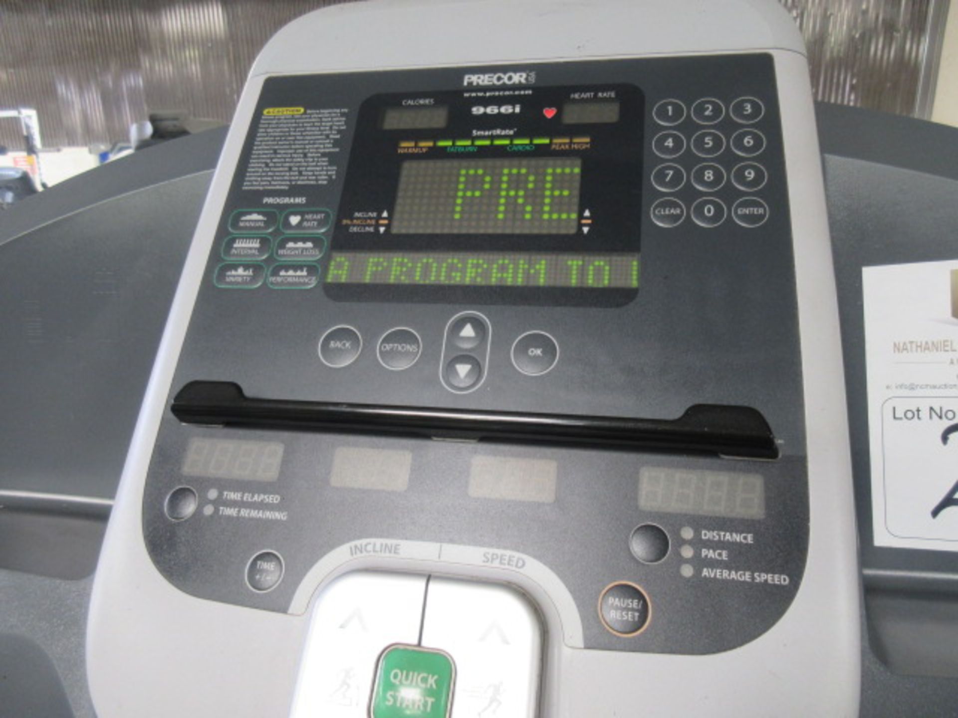 Precor 966i Treadmill - Bild 3 aus 7