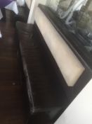 Brown Long Sofa From Restaurant