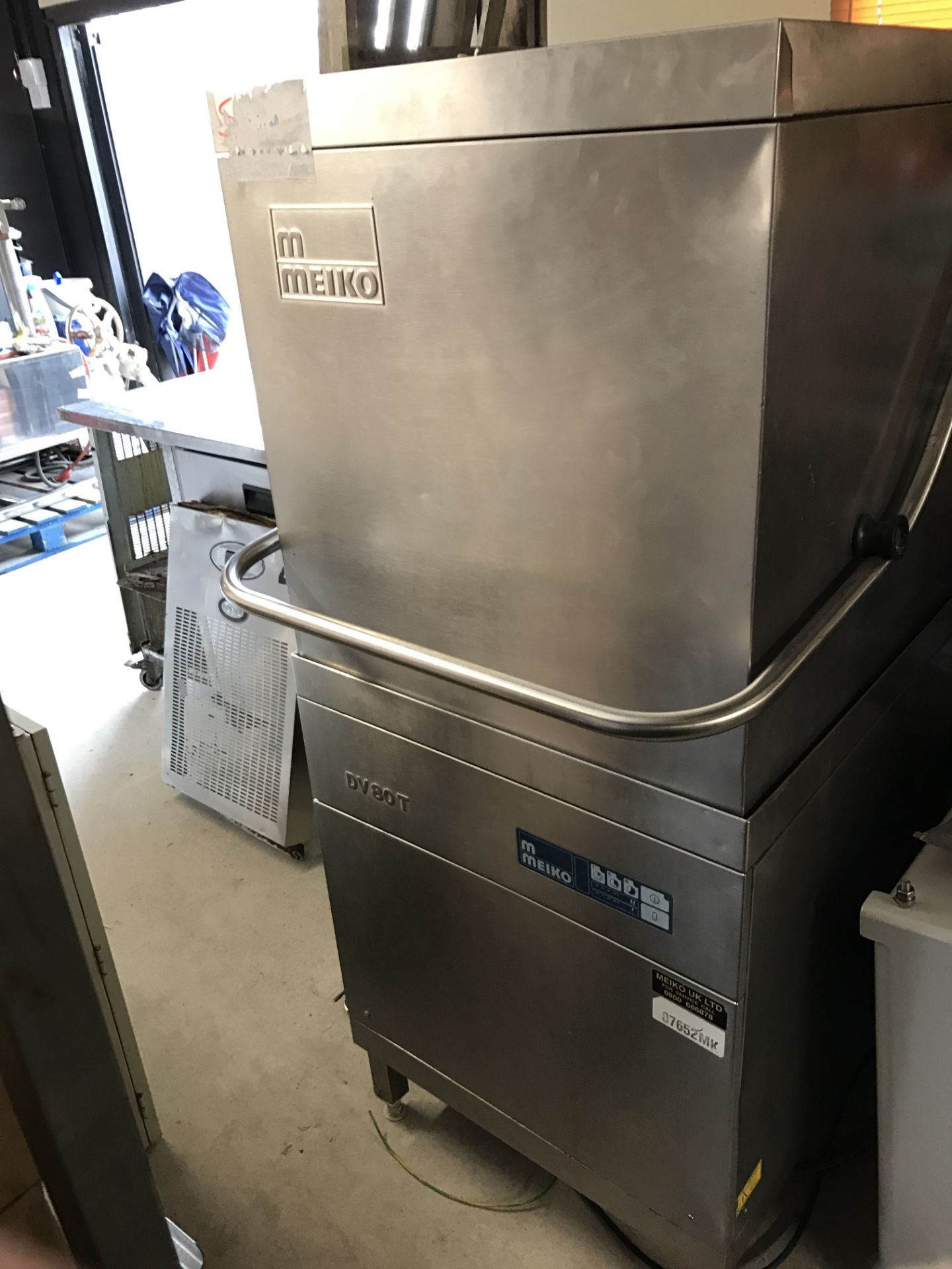 Meiko DV80T Pass-Through Dishwasher