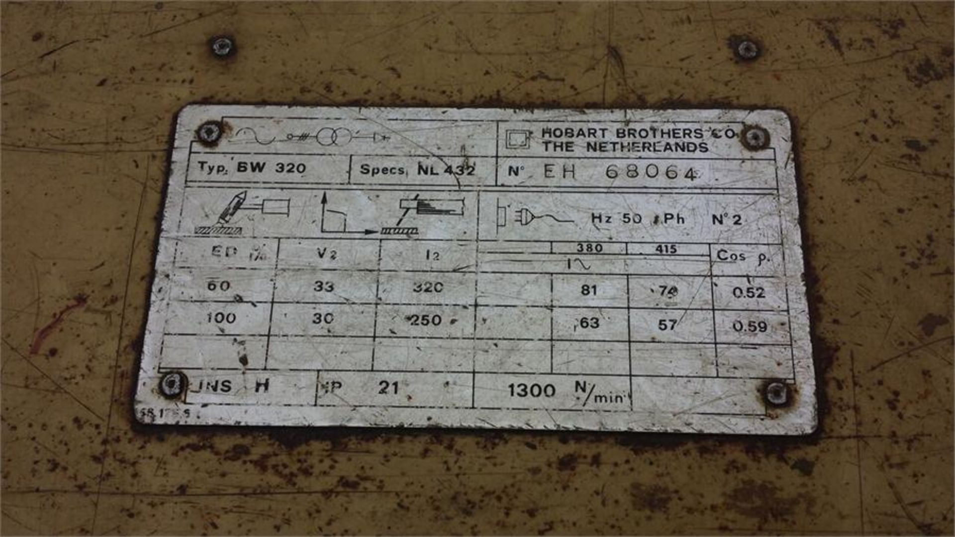 Hobart Betawave BM 320 AC/DC Tig welder - Image 2 of 3