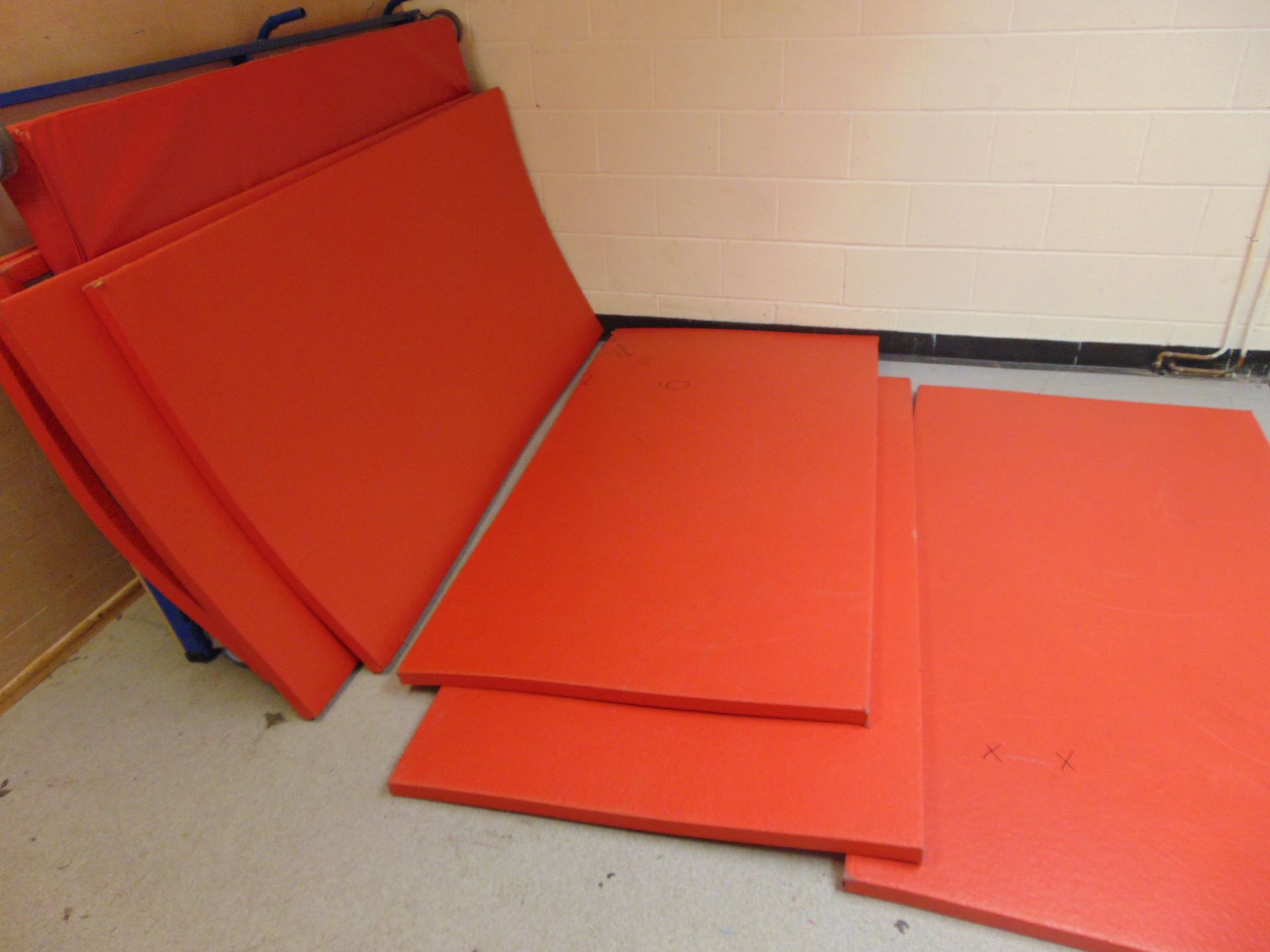 Red Work Out Mats x 4 1000mm x 2000mm