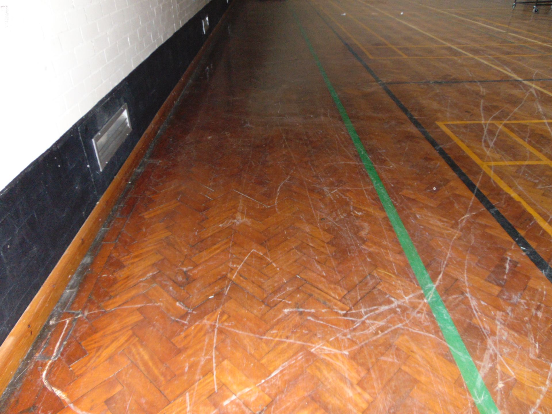 Entire Parquet Flooring in Sports Hall - Image 5 of 9