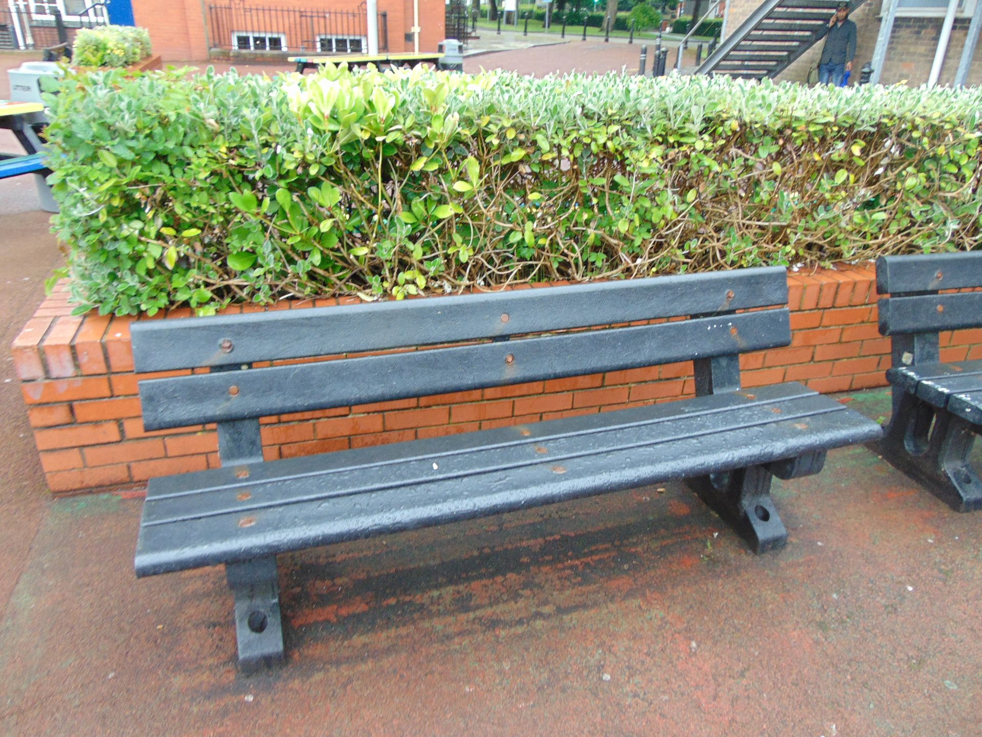 Small Black Bench