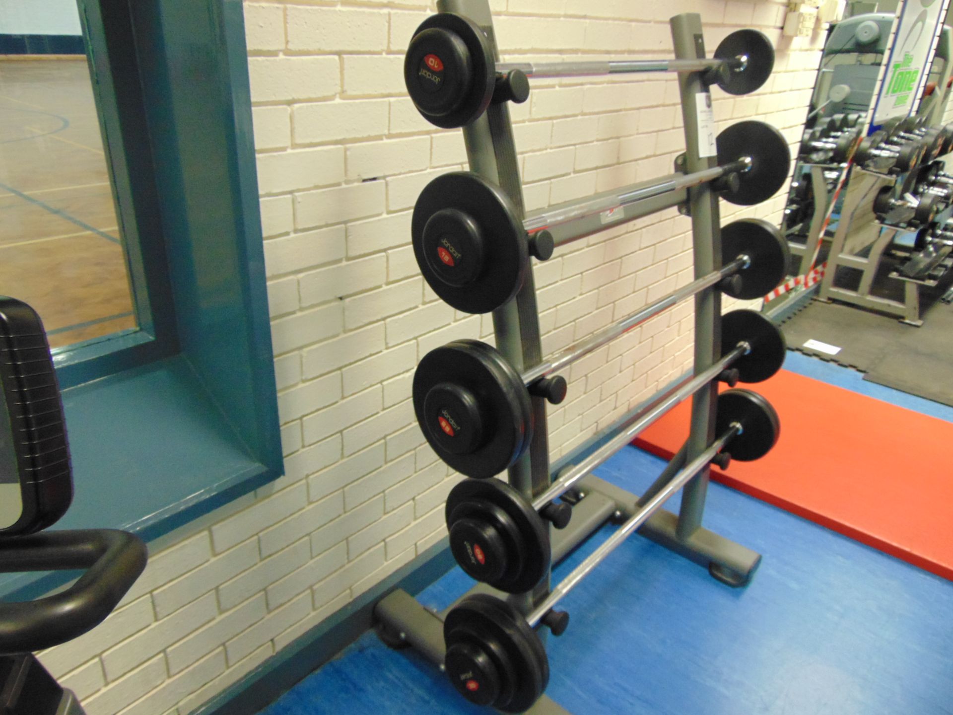 Jordan Weight Lifting Bar Station Weights From 20kg to 60kg x5 Bars - Image 2 of 3