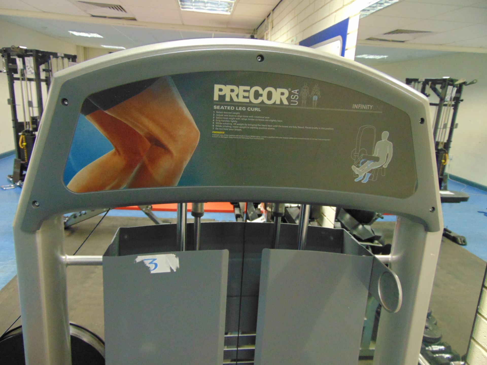 Precor USA Infinity Line Seated Leg Curl Machine - Image 3 of 5