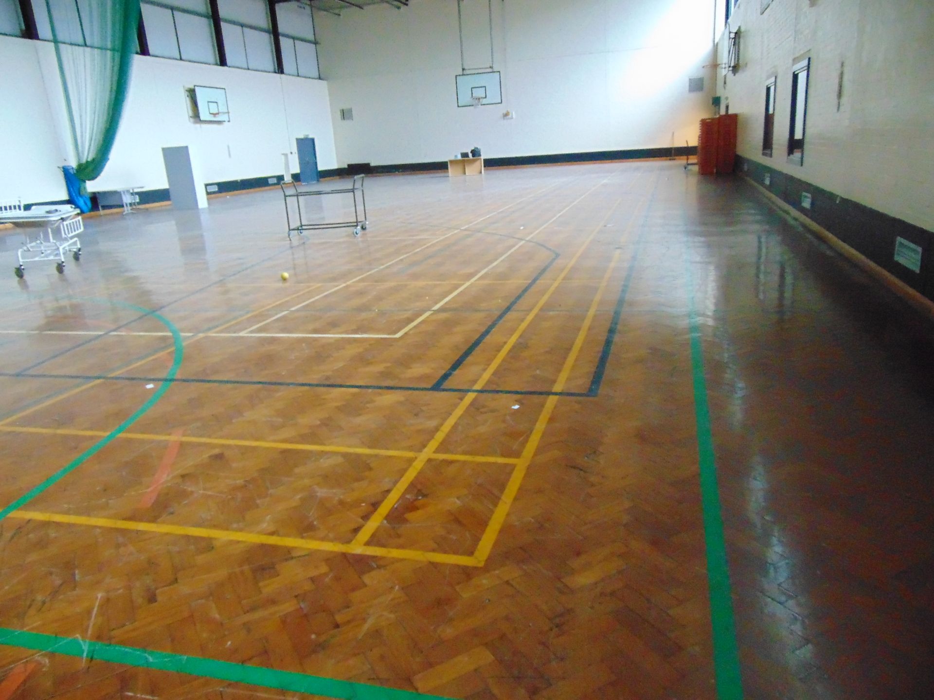 Entire Parquet Flooring in Sports Hall - Image 7 of 9