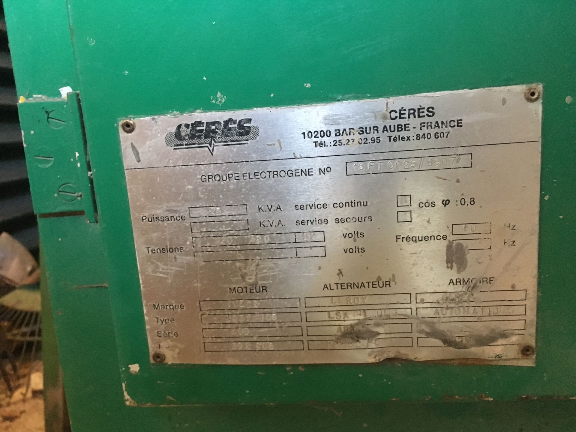 Ceres Generator 25kva IVECO - Bild 4 aus 6