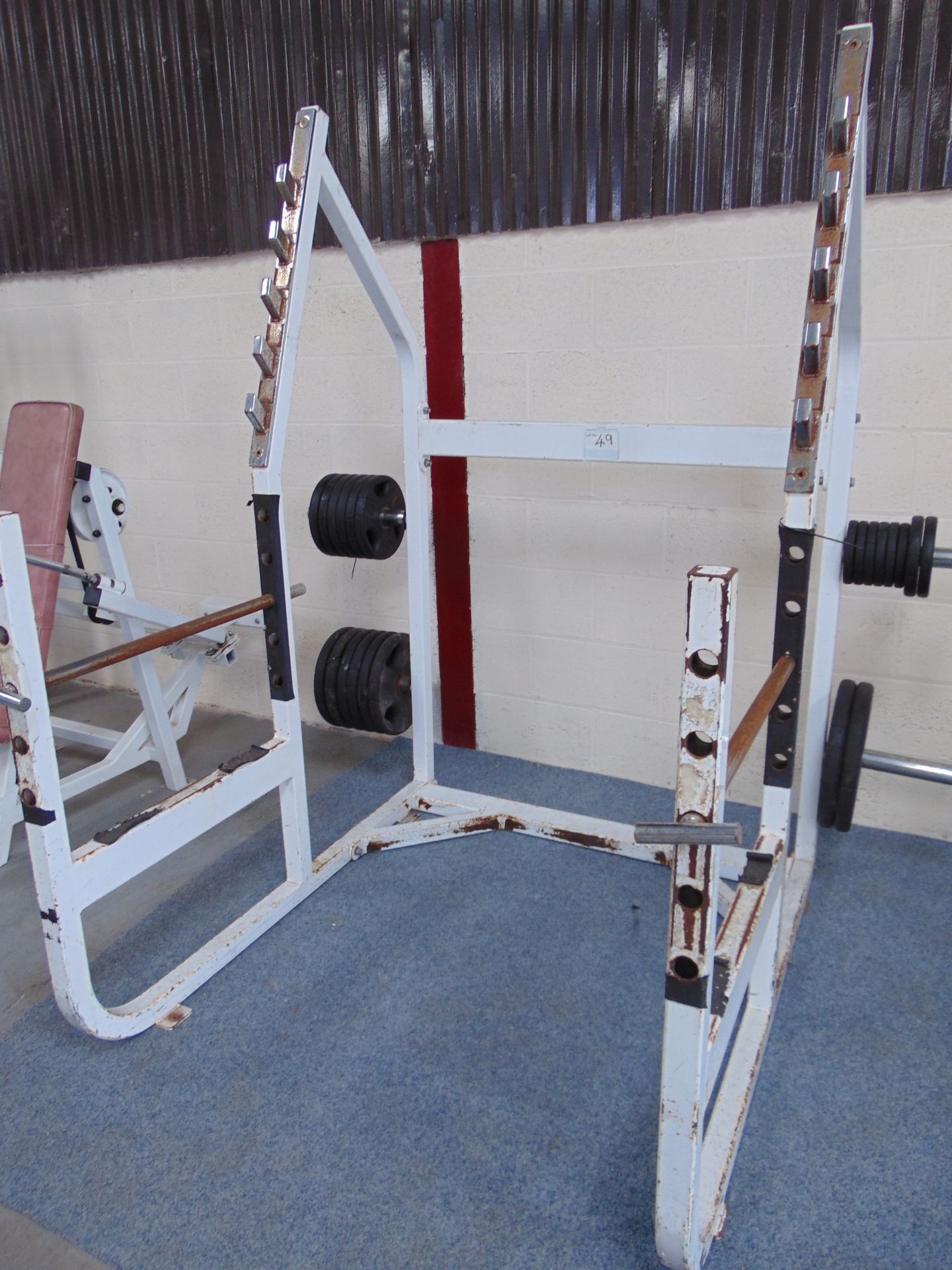 Squat Rack With Weights Included - Bild 2 aus 2